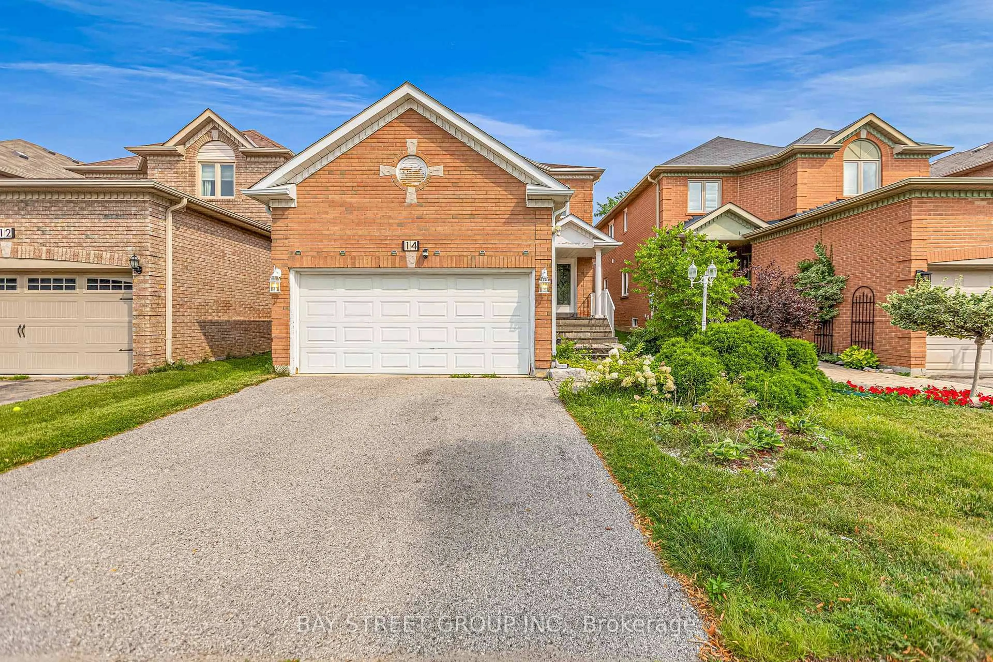 Home with brick exterior material, street for 14 Rocksprings Ave, Richmond Hill Ontario L4S 1R1