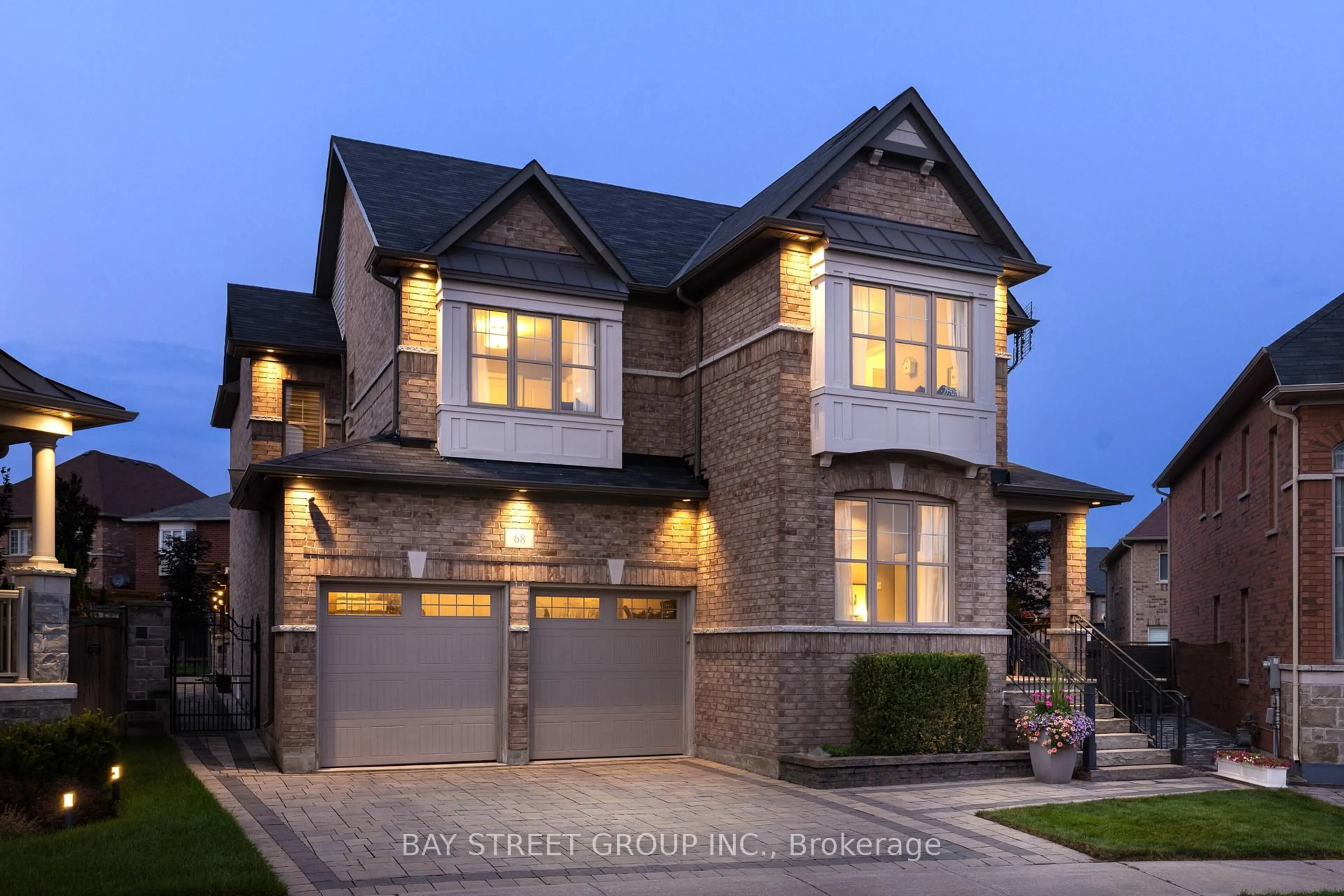 Home with brick exterior material, street for 68 Foshan Ave, Markham Ontario L6C 0P8