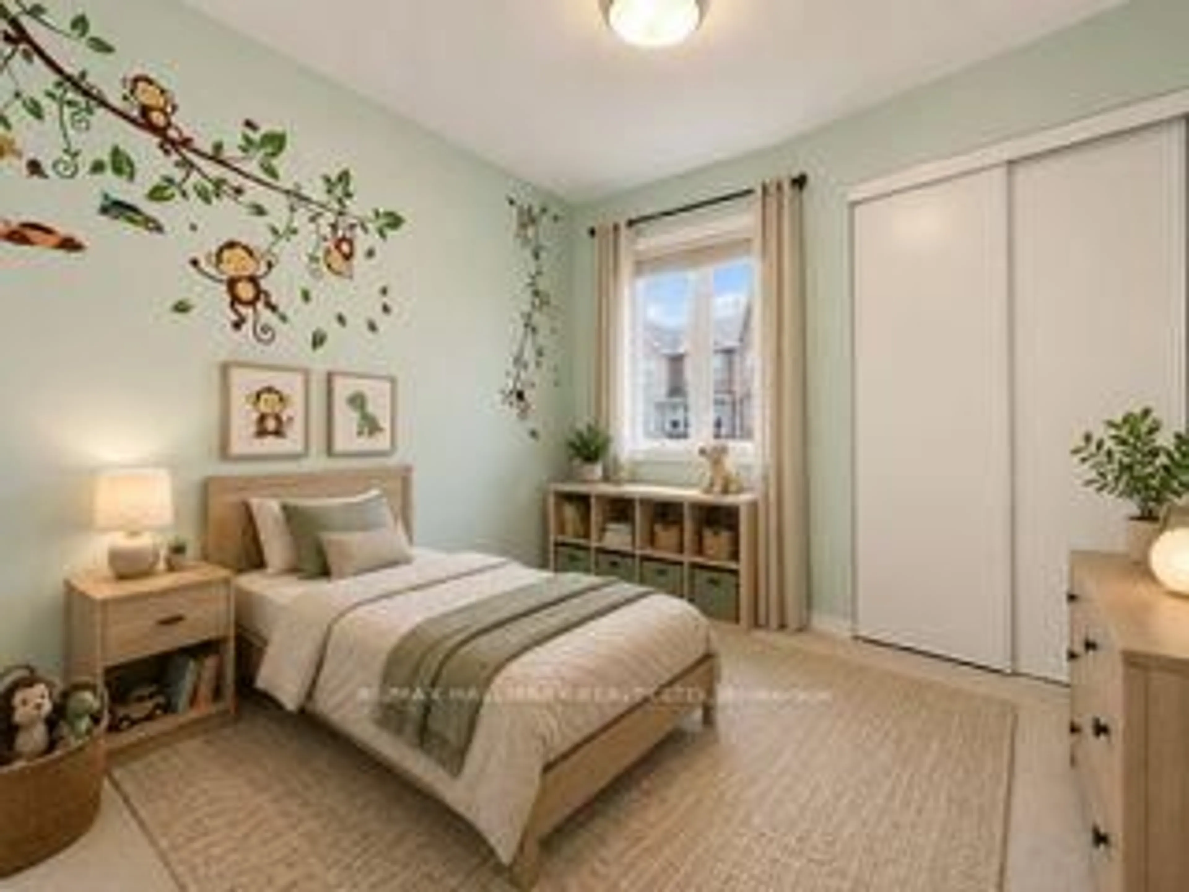 Bedroom with bed, unknown for 17 Hoard Ave, New Tecumseth Ontario L9R 0M4