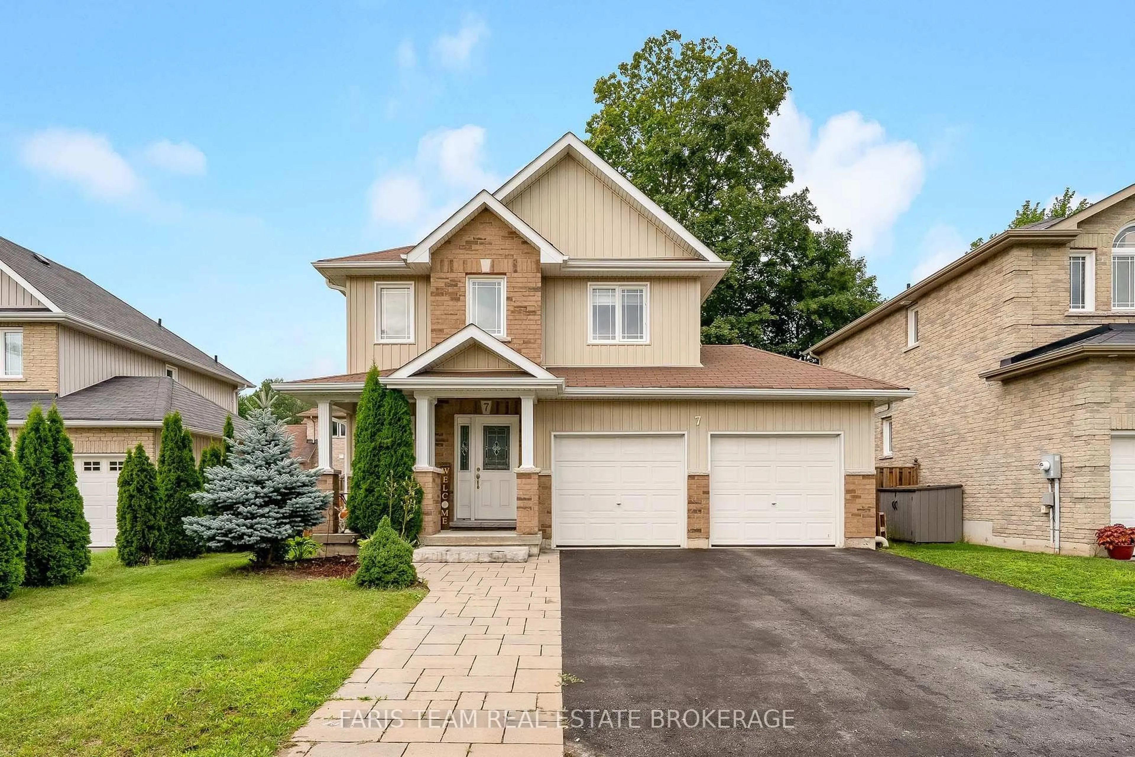 Home with brick exterior material, street for 7 Mancini Dr, Essa Ontario L0M 1B1