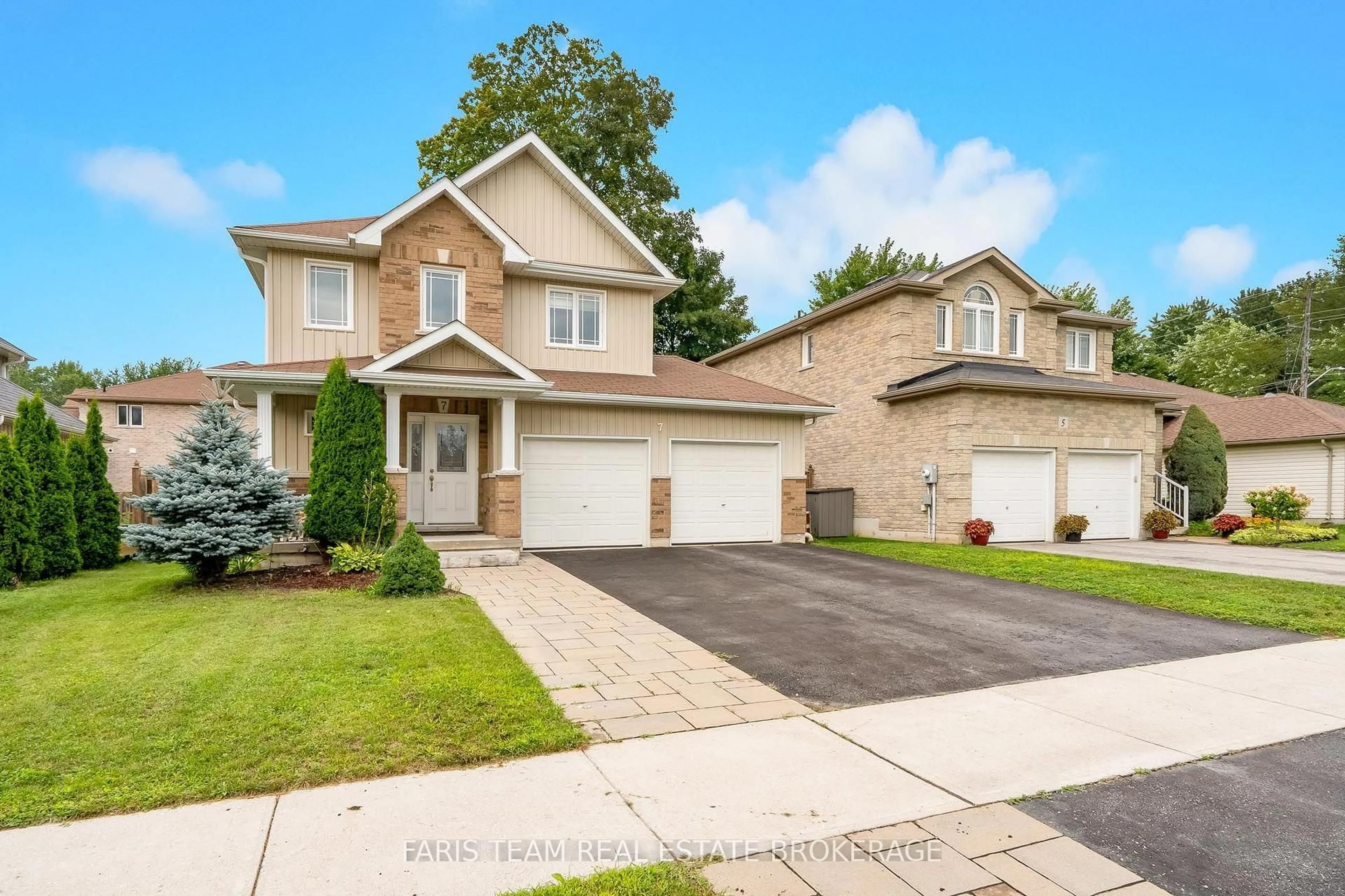 Home with brick exterior material, street for 7 Mancini Dr, Essa Ontario L0M 1B1
