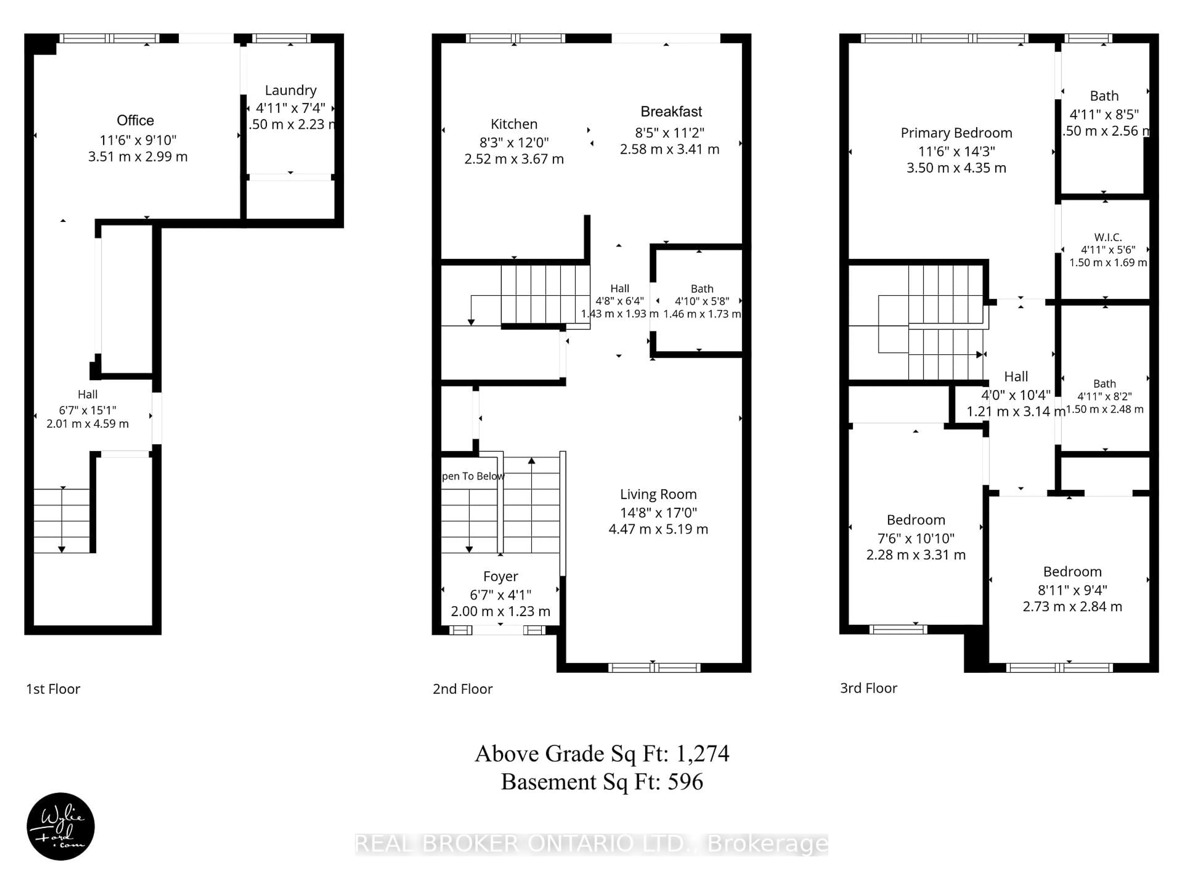 Floor plan for 104 Lyall Stokes Circ, East Gwillimbury Ontario L0G 1M0