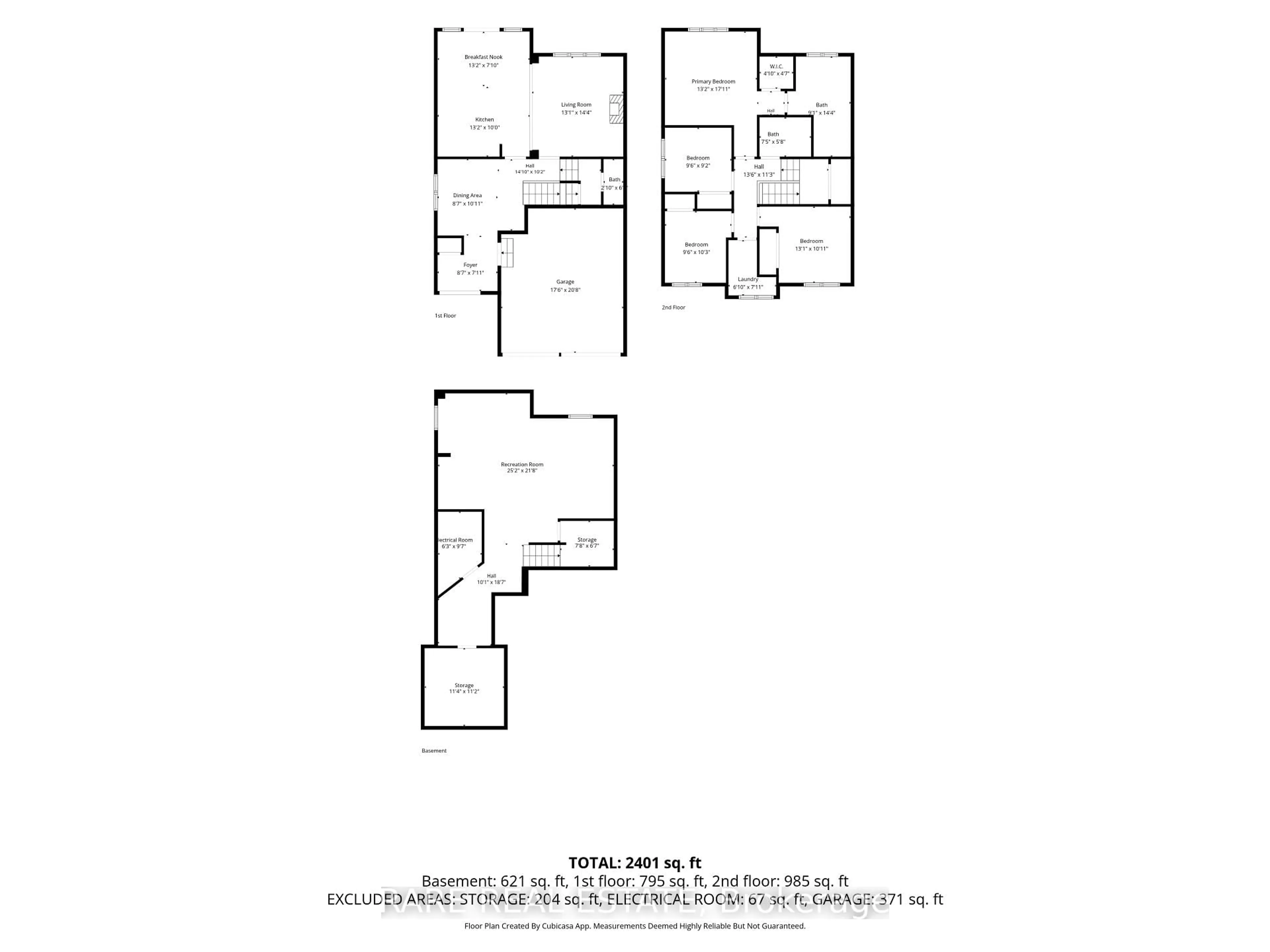Floor plan for 69 Decarolis Cres, Essa Ontario L3W 0B2