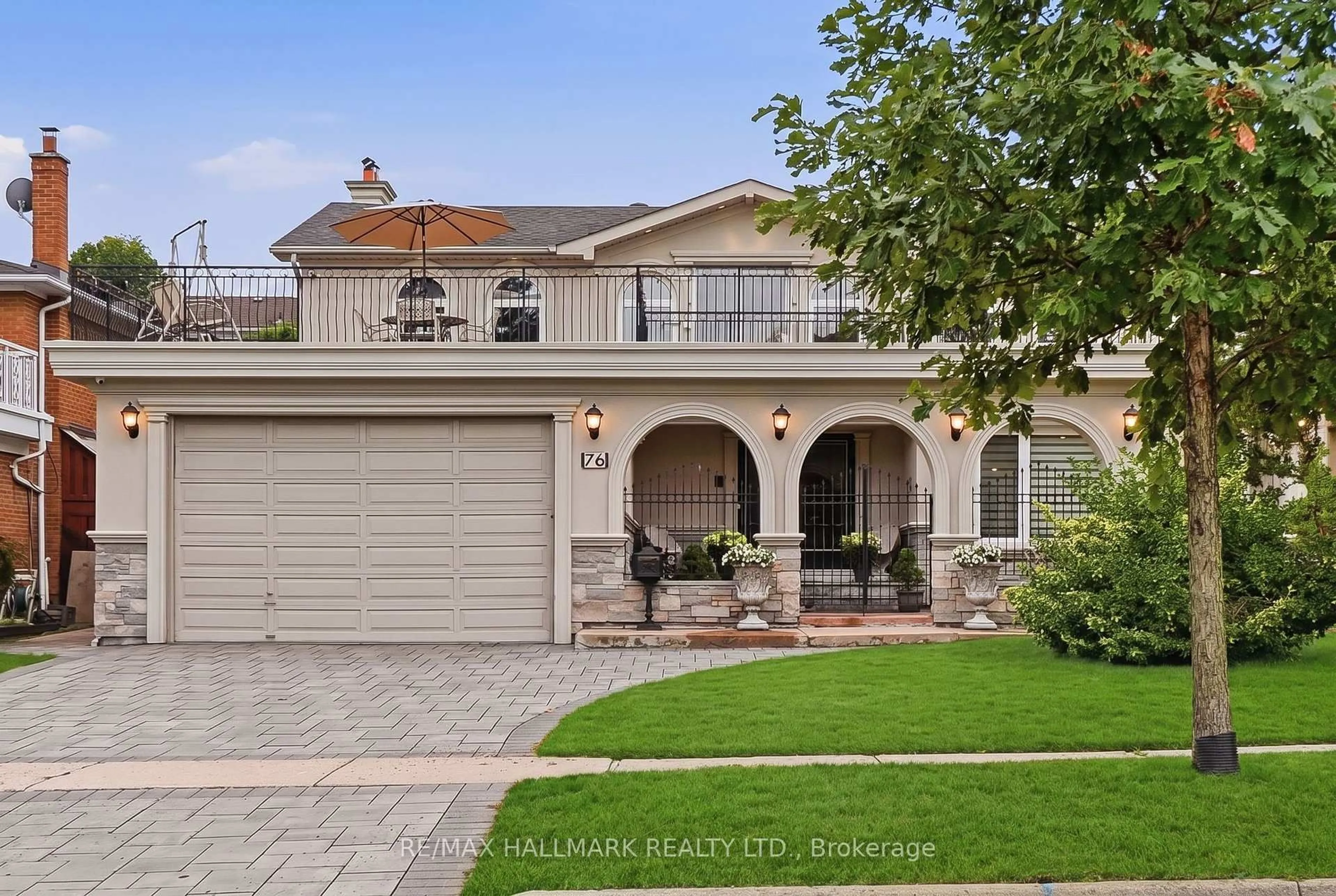 Home with brick exterior material, street for 76 Francis St, Vaughan Ontario L4L 1P6