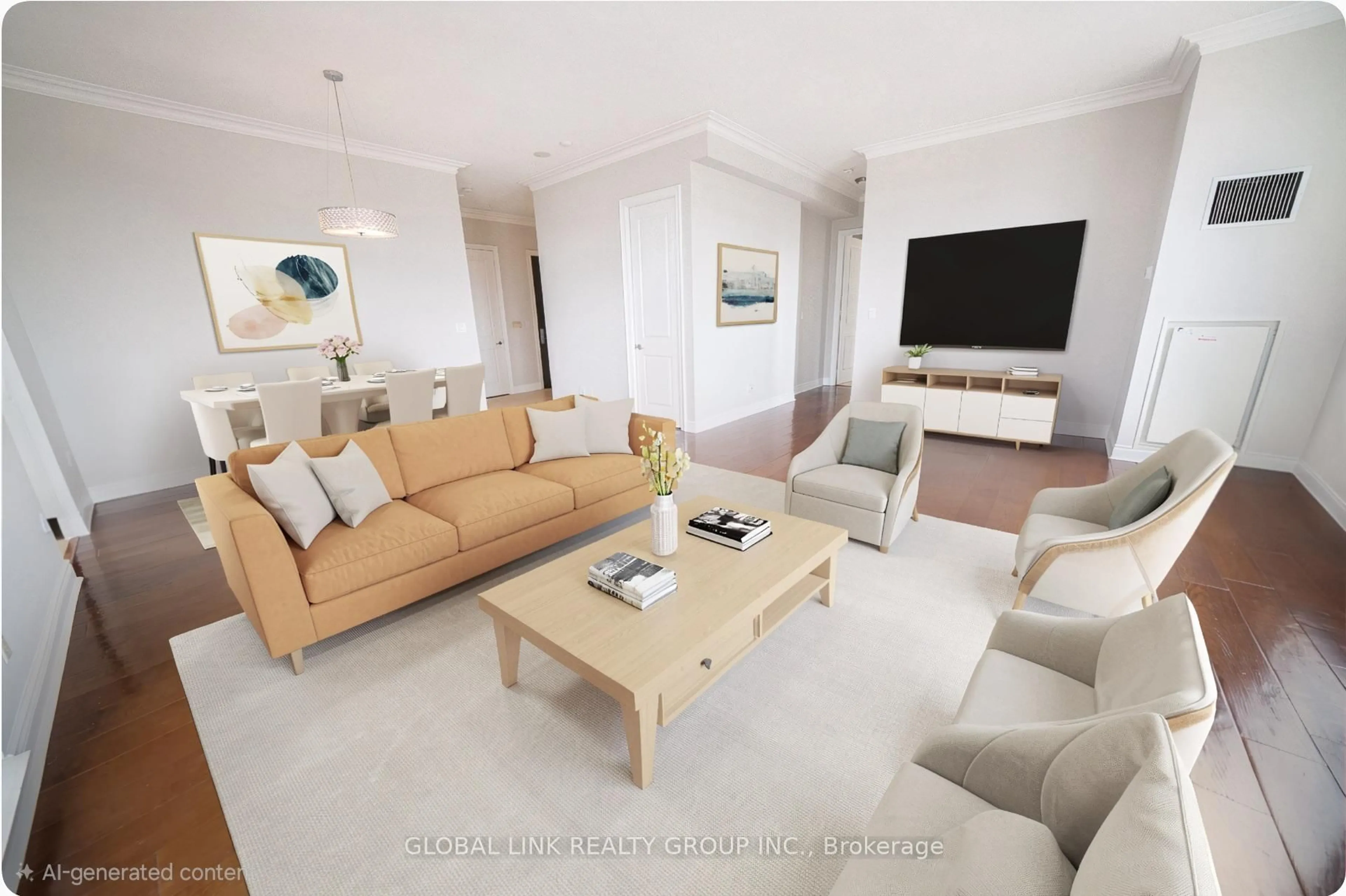 Living room with furniture, unknown for 88 Times Ave #UPH 01, Markham Ontario L3T 7Z4