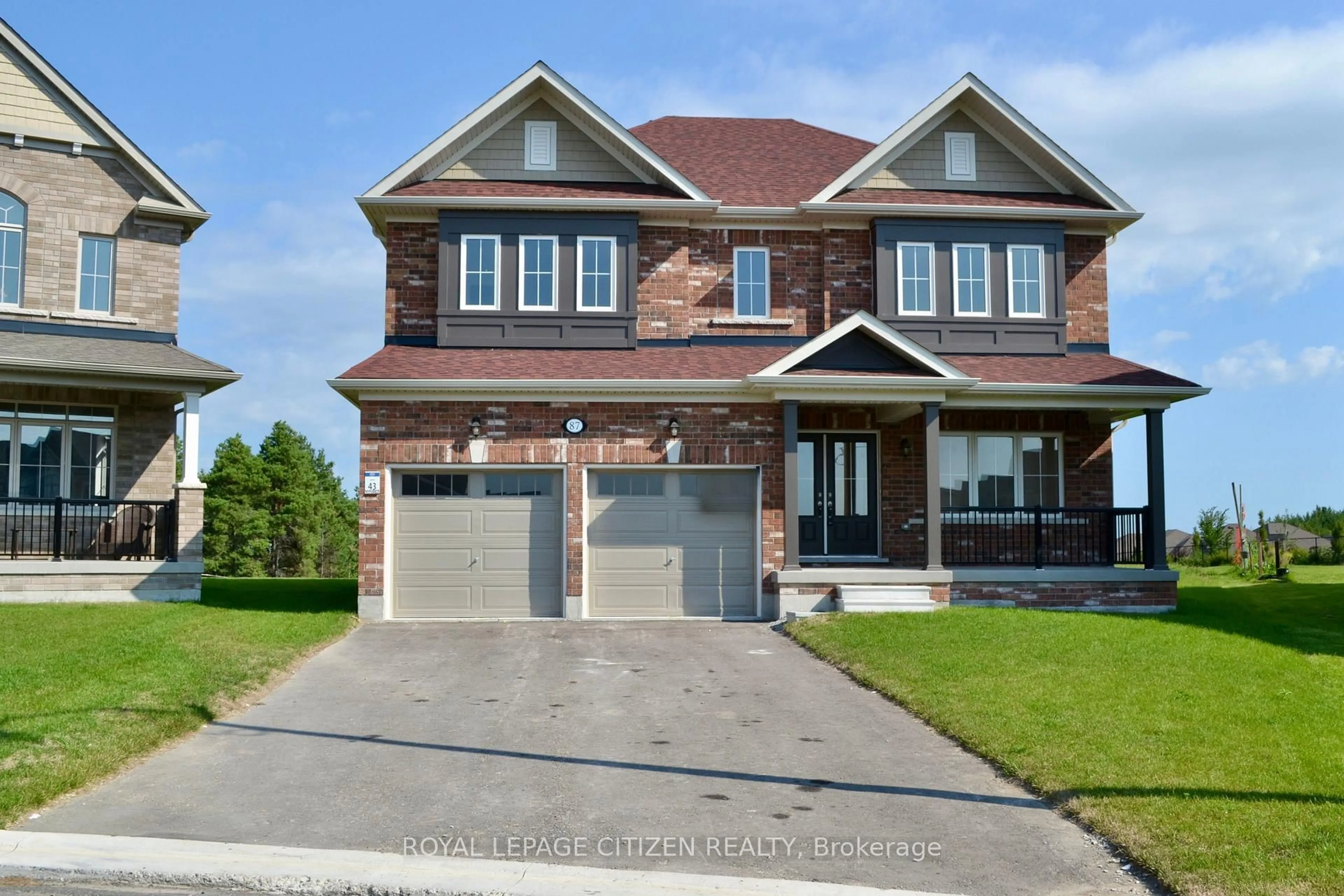 Home with brick exterior material, street for 87 Lawrence D. Pridham Ave, New Tecumseth Ontario L9R 0X4
