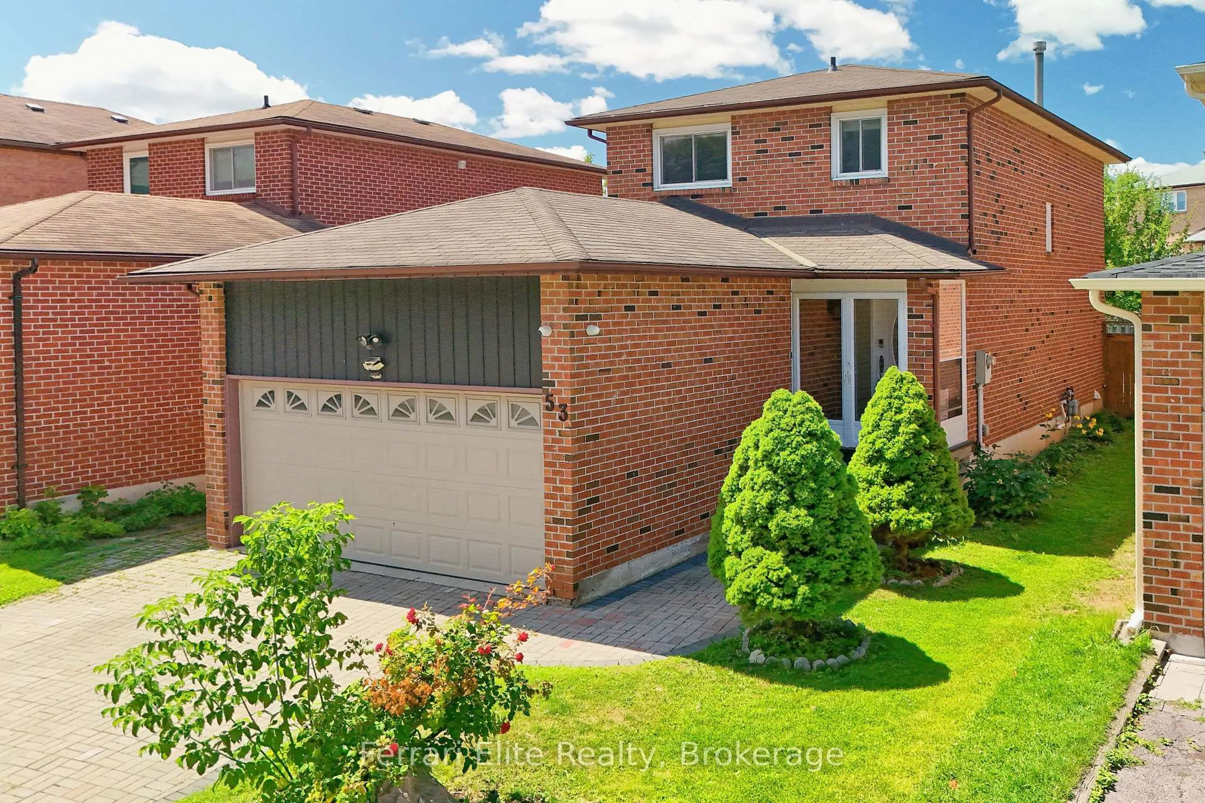 Home with brick exterior material, street for 53 Belvedere Cres, Richmond Hill Ontario L4C 8V4