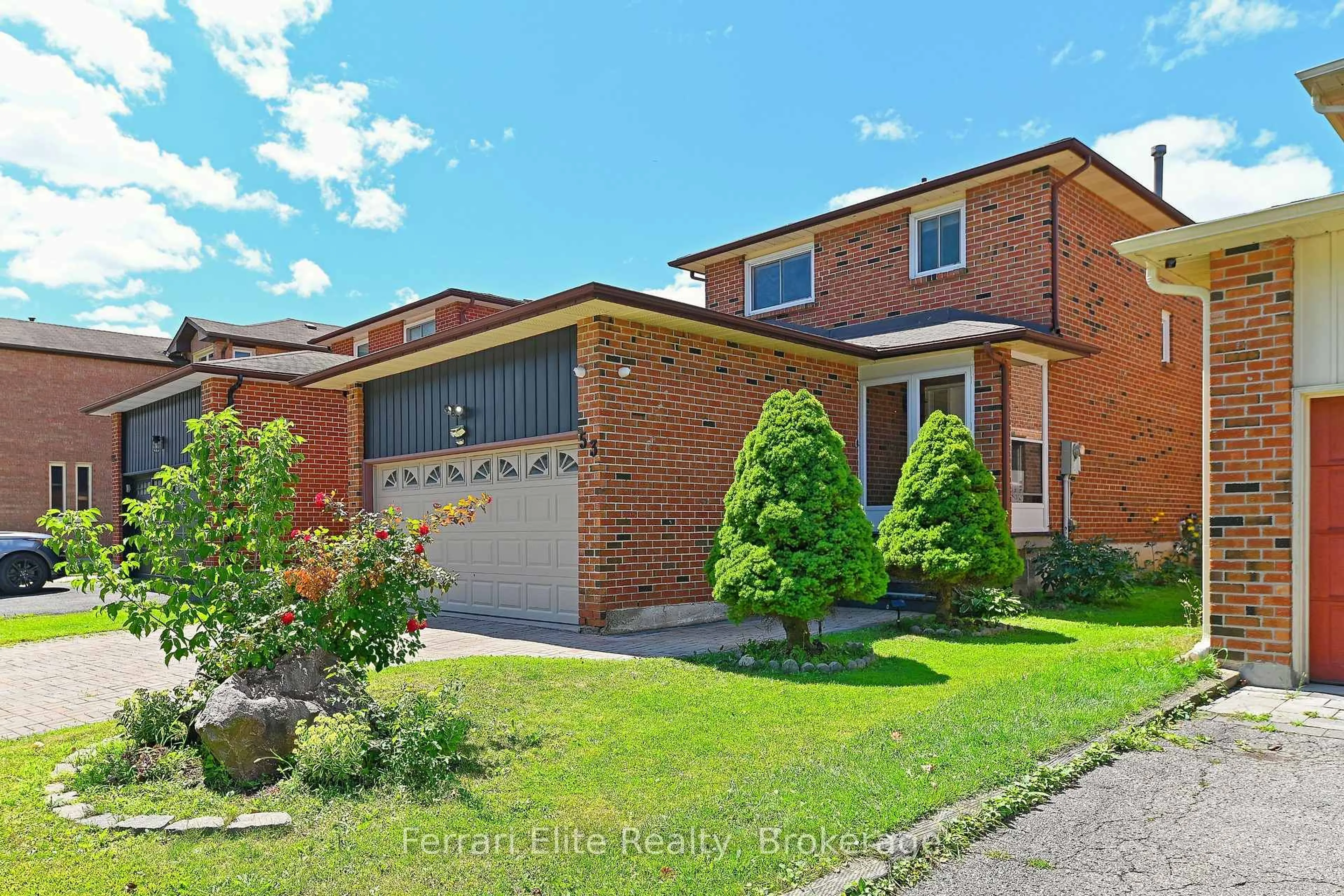 Home with brick exterior material, street for 53 Belvedere Cres, Richmond Hill Ontario L4C 8V4
