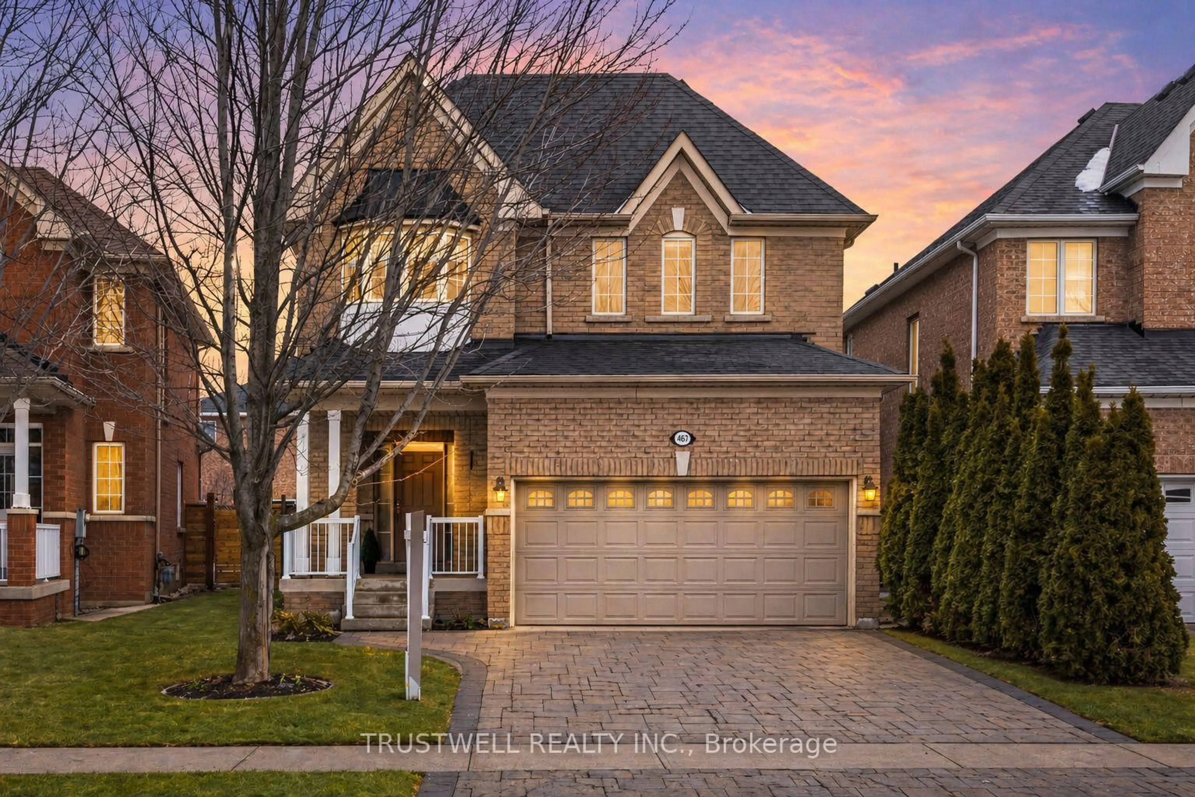 Home with brick exterior material, street for 467 Pleasant Ridge Ave, Vaughan Ontario L4J 8X2