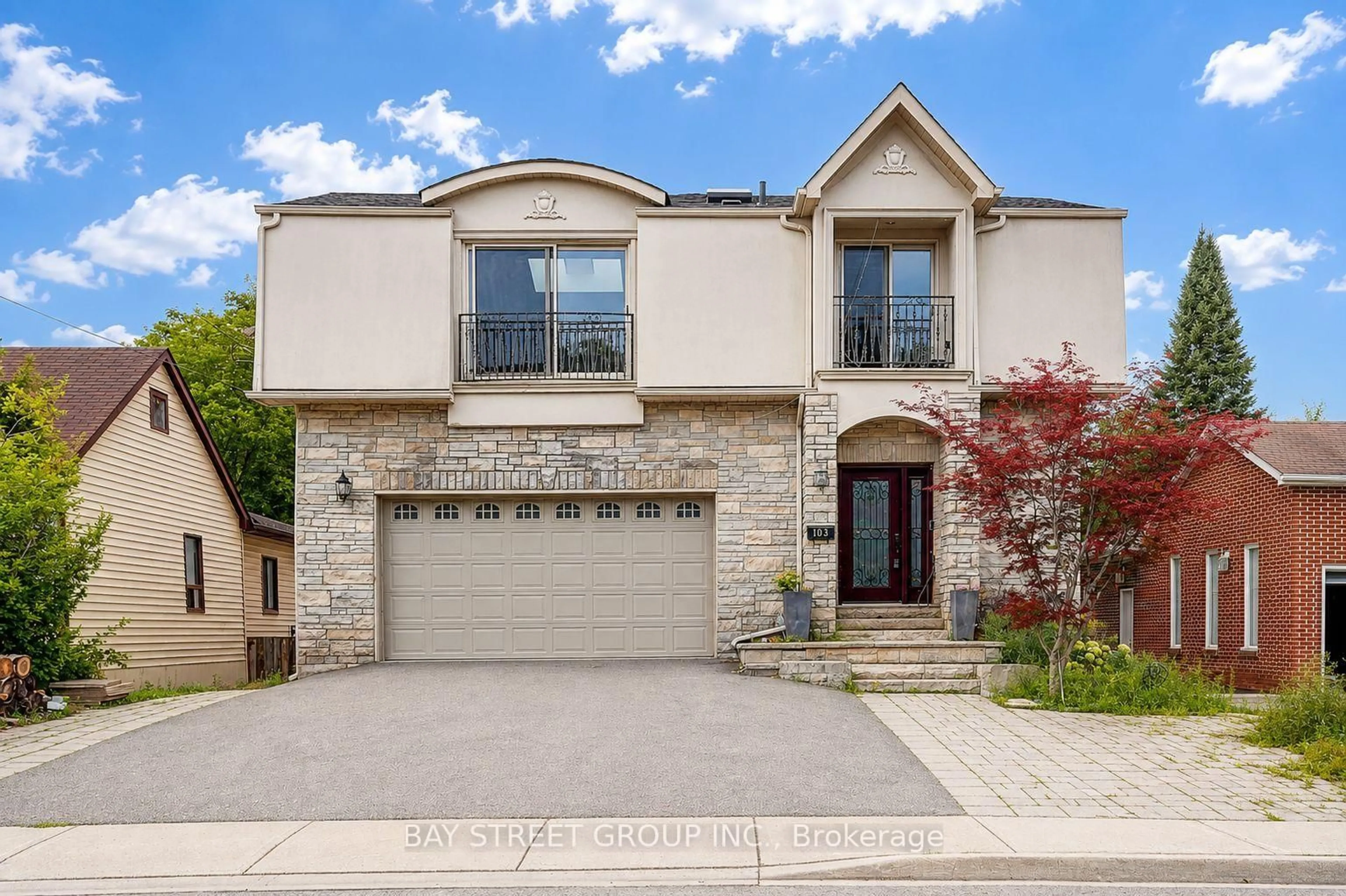 Home with brick exterior material, street for 103 Lake Ave, Richmond Hill Ontario L4E 3G5