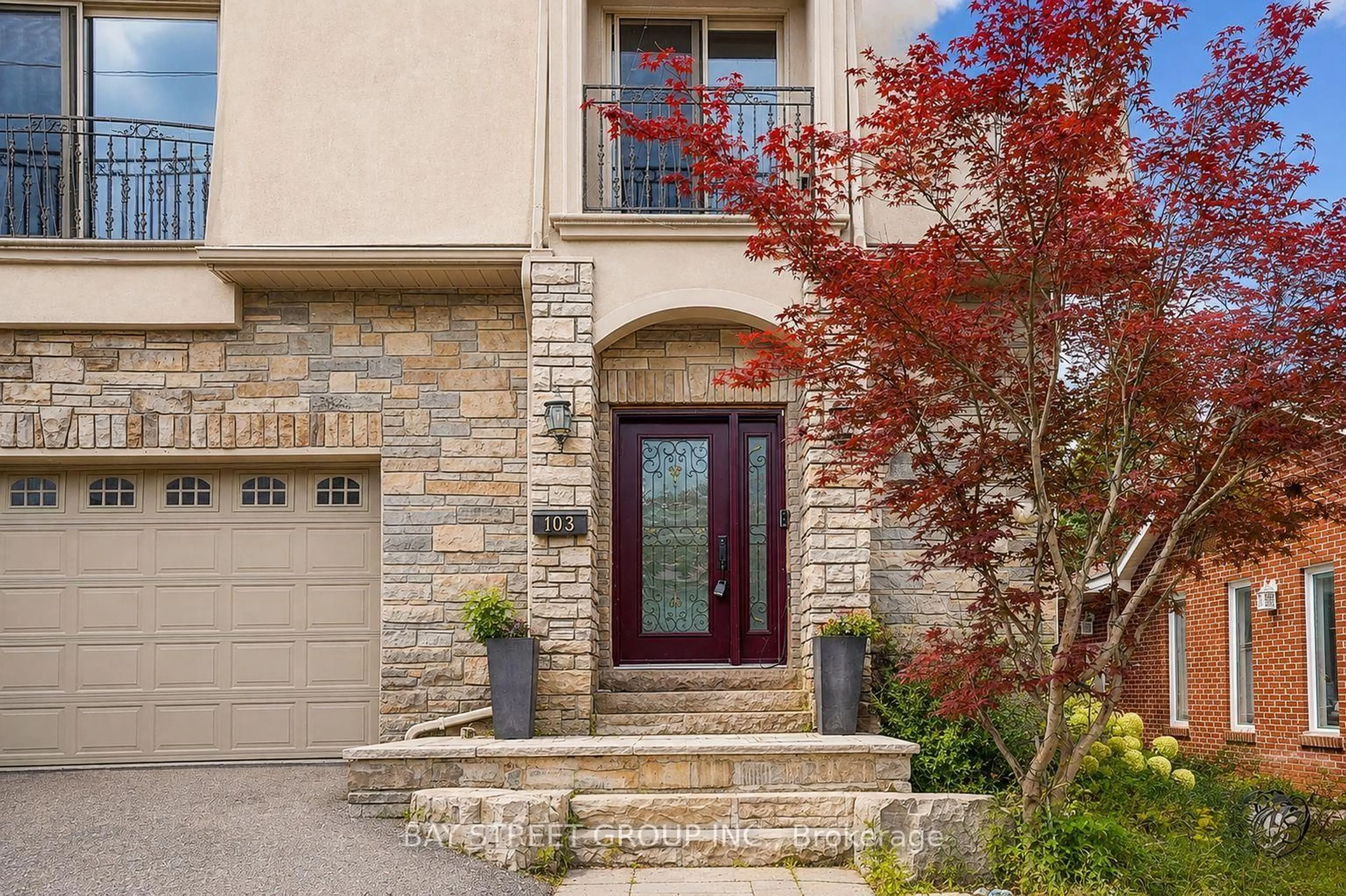 Home with brick exterior material, street for 103 Lake Ave, Richmond Hill Ontario L4E 3G5
