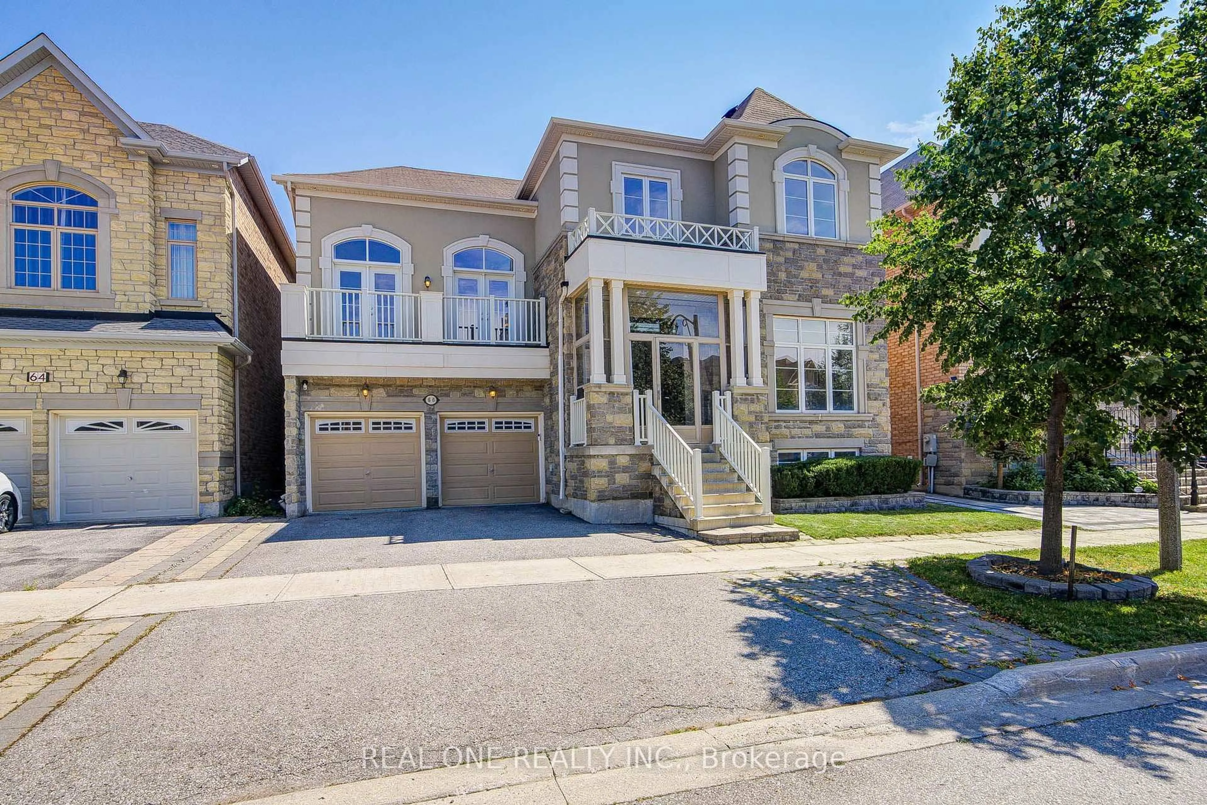Home with brick exterior material, street for 66 Wozniak Cres, Markham Ontario L6E 0L4
