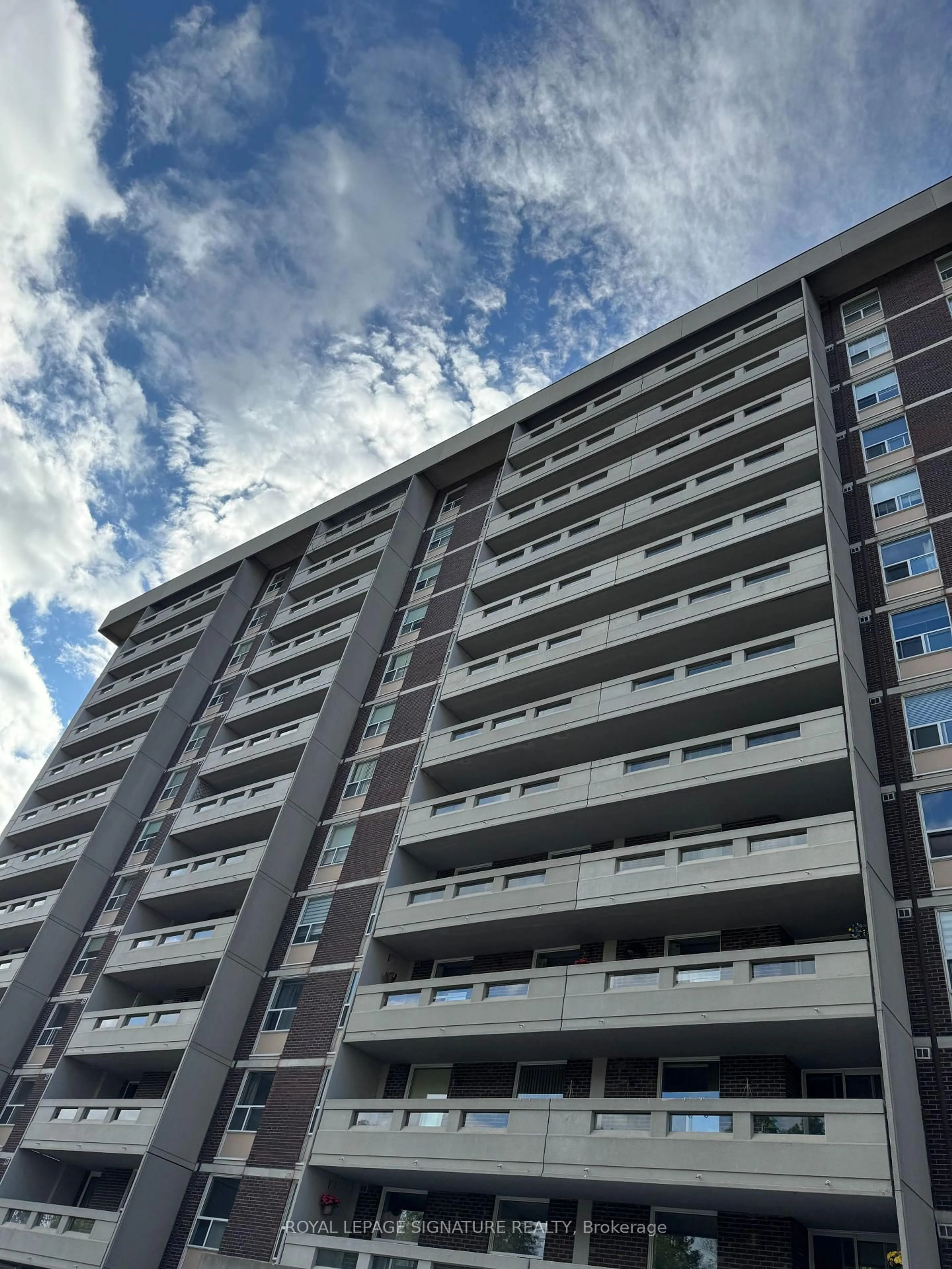 Balcony in the apartment, building for 60 INVERLOCHY Blvd #1210, Markham Ontario L3T 4T7