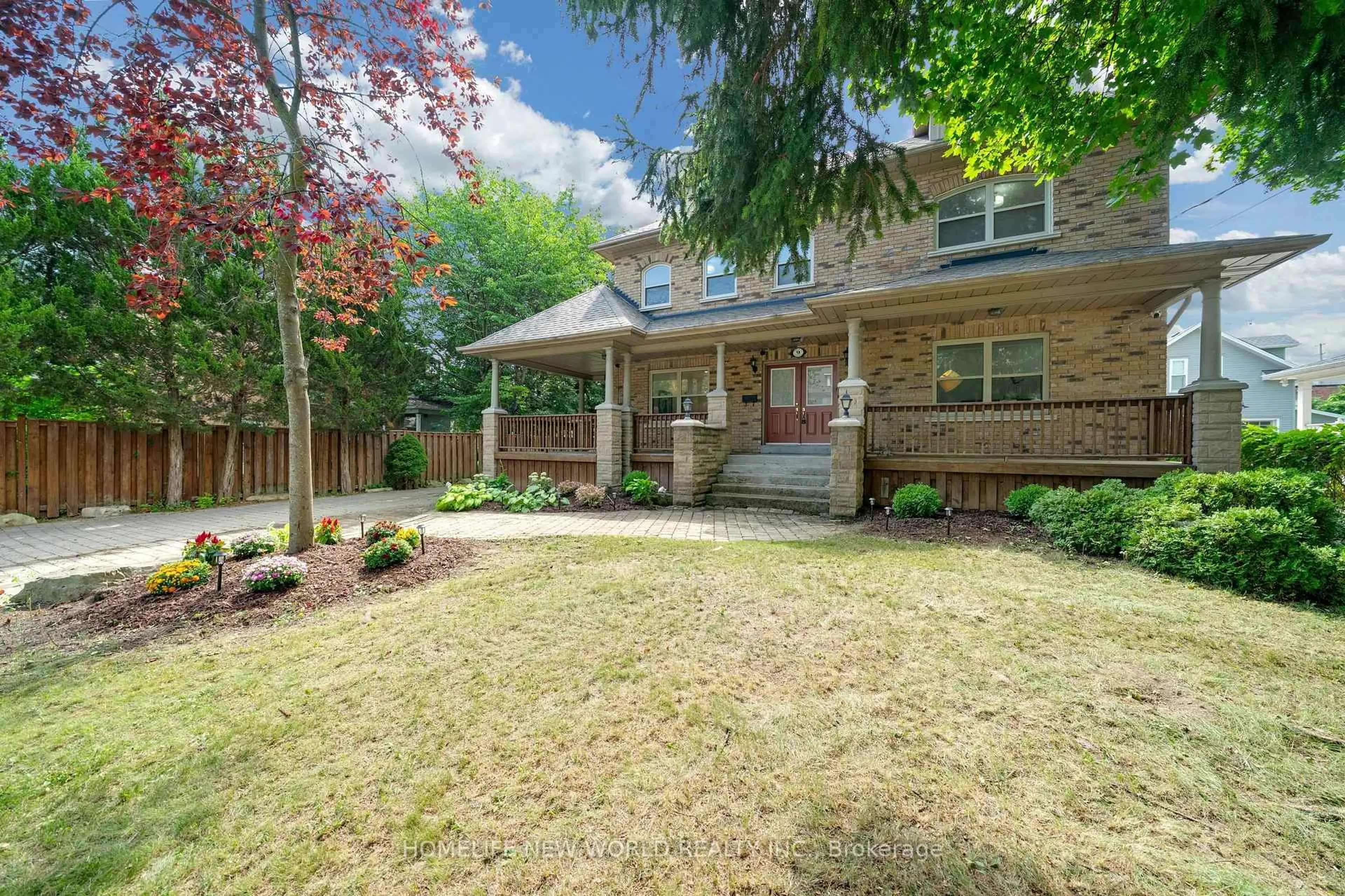 Home with brick exterior material, street for 9 Pavillion St, Markham Ontario L3R 1N8