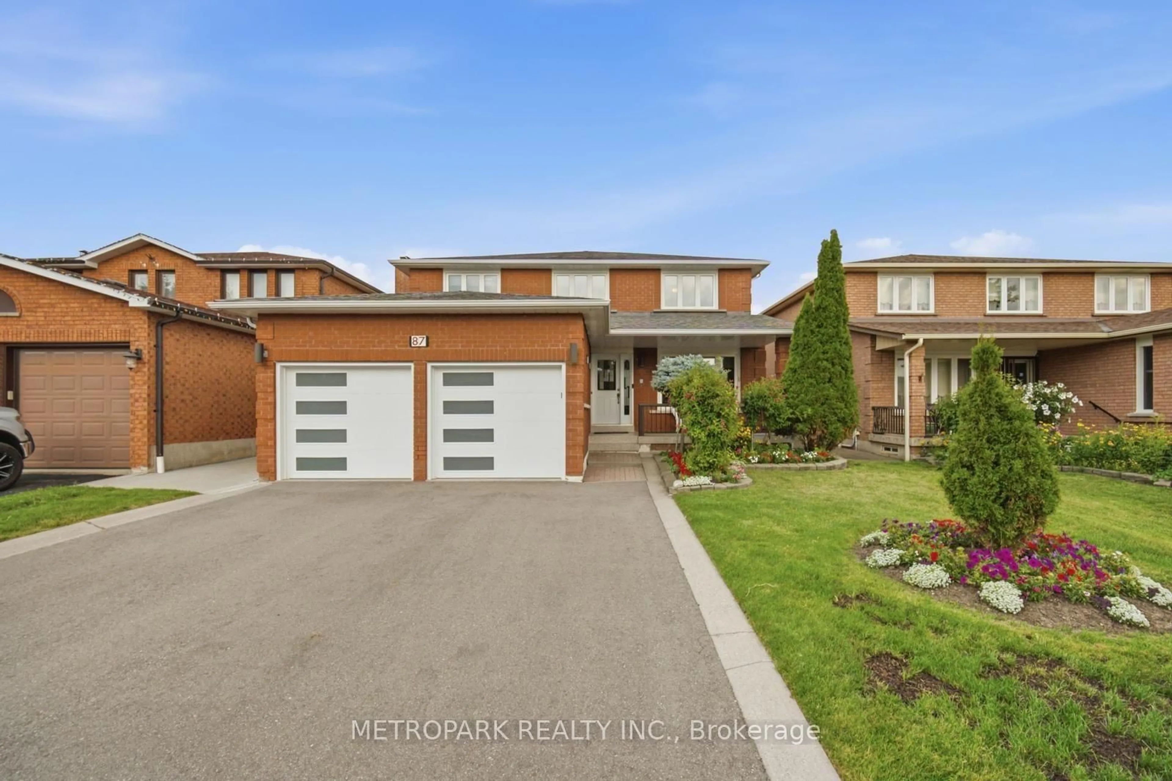 Home with brick exterior material, street for 87 Belview Ave, Vaughan Ontario L4L 5N7