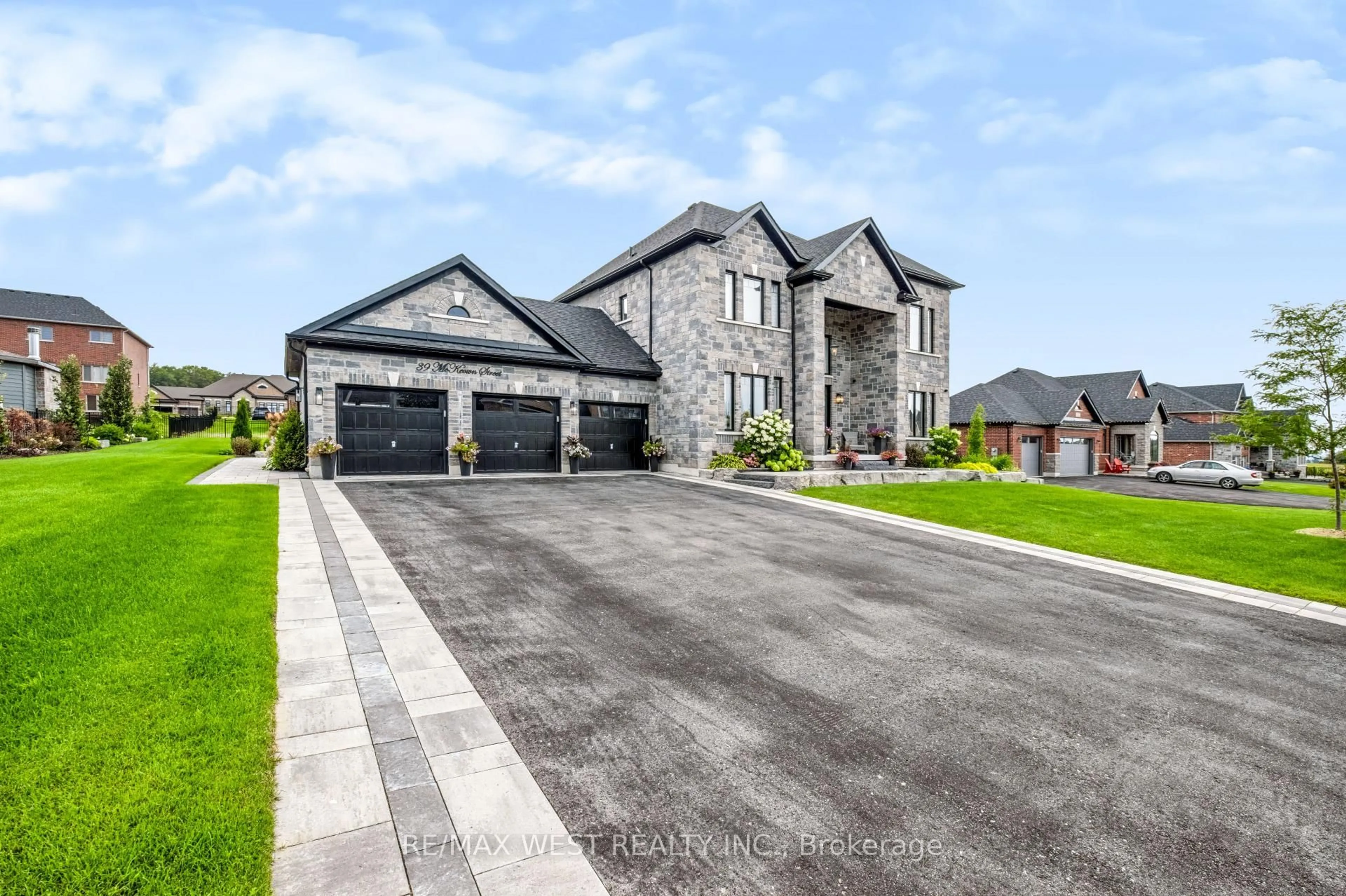 Home with brick exterior material, street for 39 Mckeown St, Essa Ontario L0L 2N0