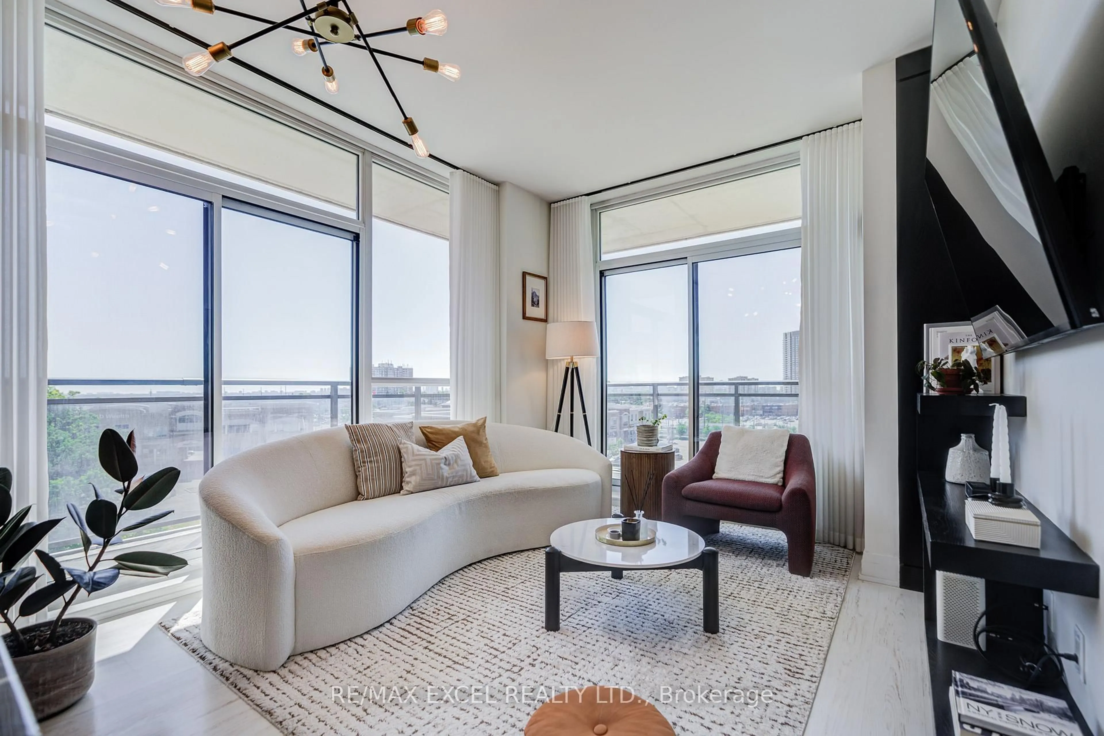 Living room with furniture, unknown for 85 North Park Rd #705, Vaughan Ontario L4J 0H8