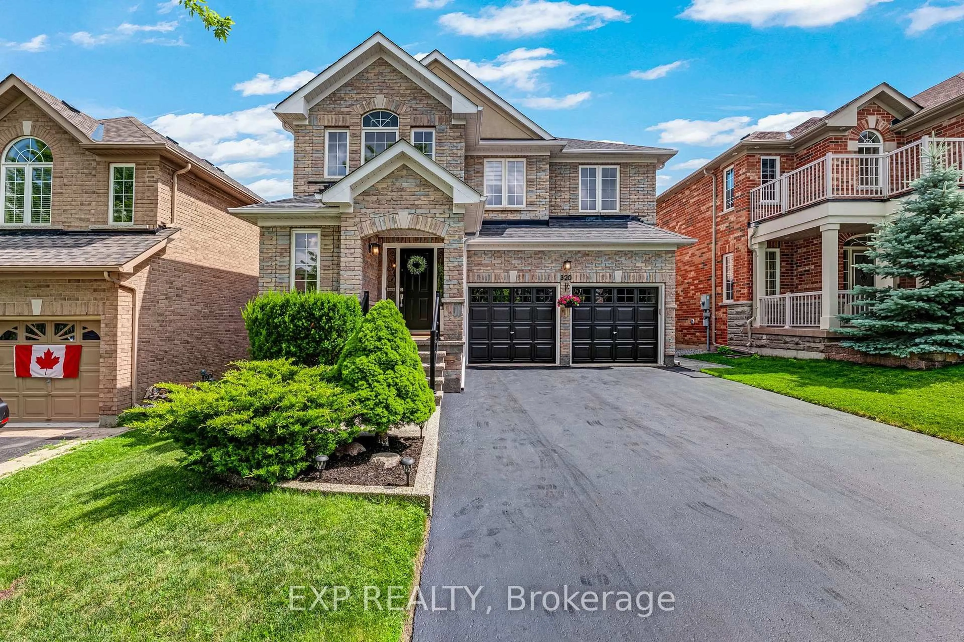 Home with brick exterior material, street for 320 Dowson Loop, Newmarket Ontario L3X 3G2
