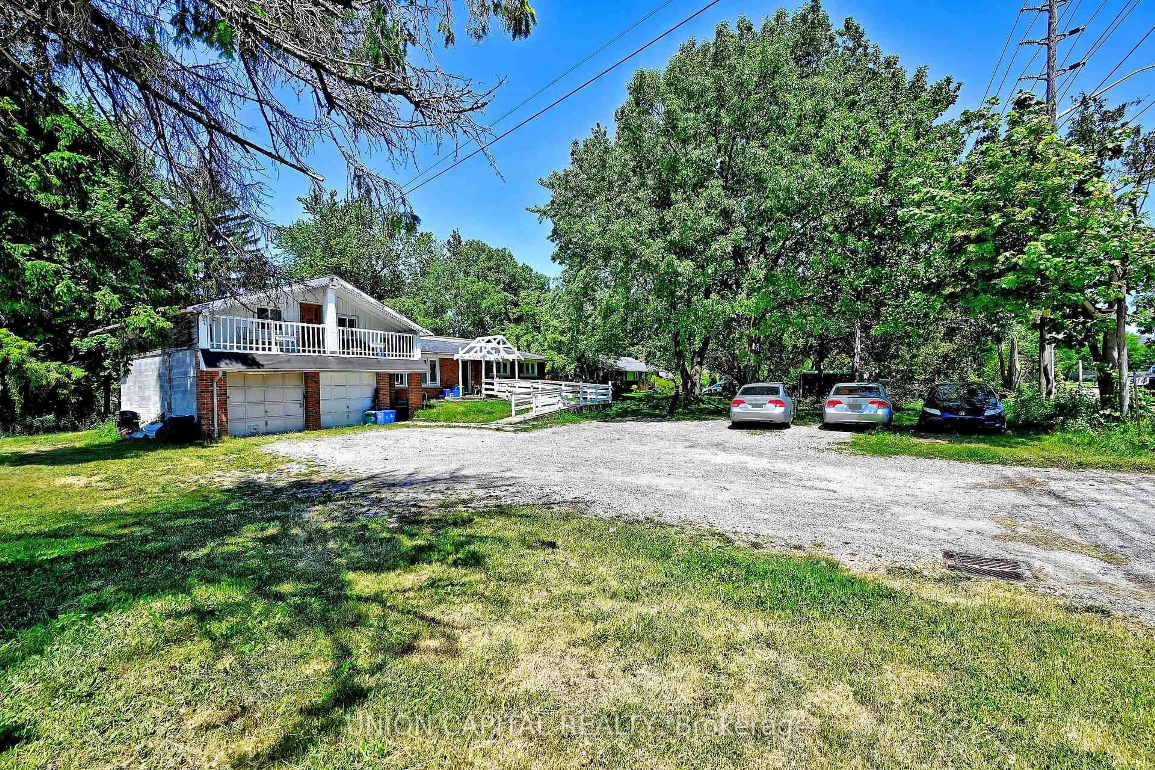 A pic from outside/outdoor area/front of a property/back of a property/a pic from drone, street for 4914 14th Ave, Markham Ontario L3S 3K7