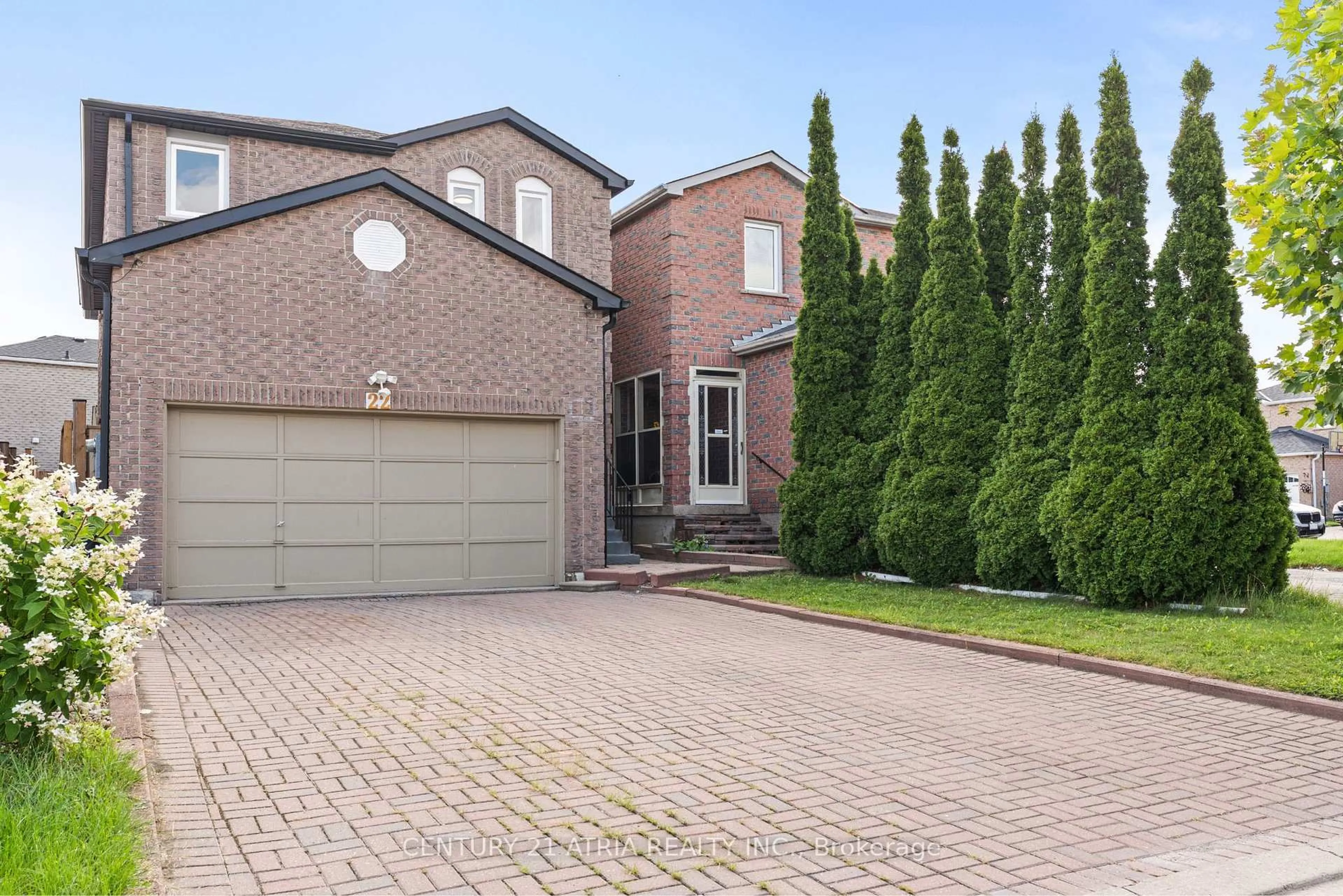 Home with brick exterior material, street for 22 Ketchum Cres, Markham Ontario L3S 3G2