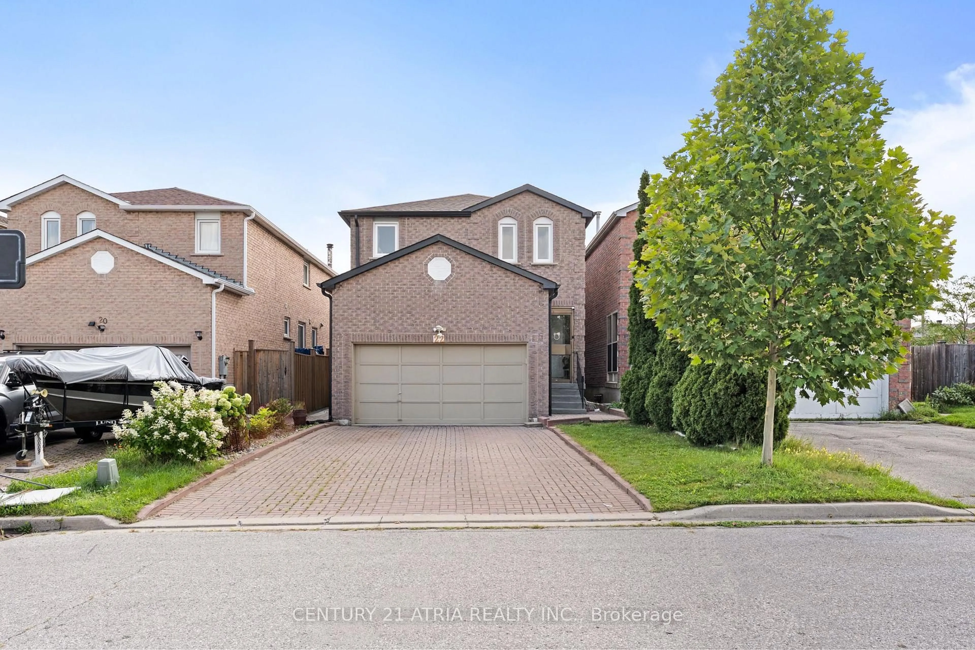 Home with brick exterior material, street for 22 Ketchum Cres, Markham Ontario L3S 3G2