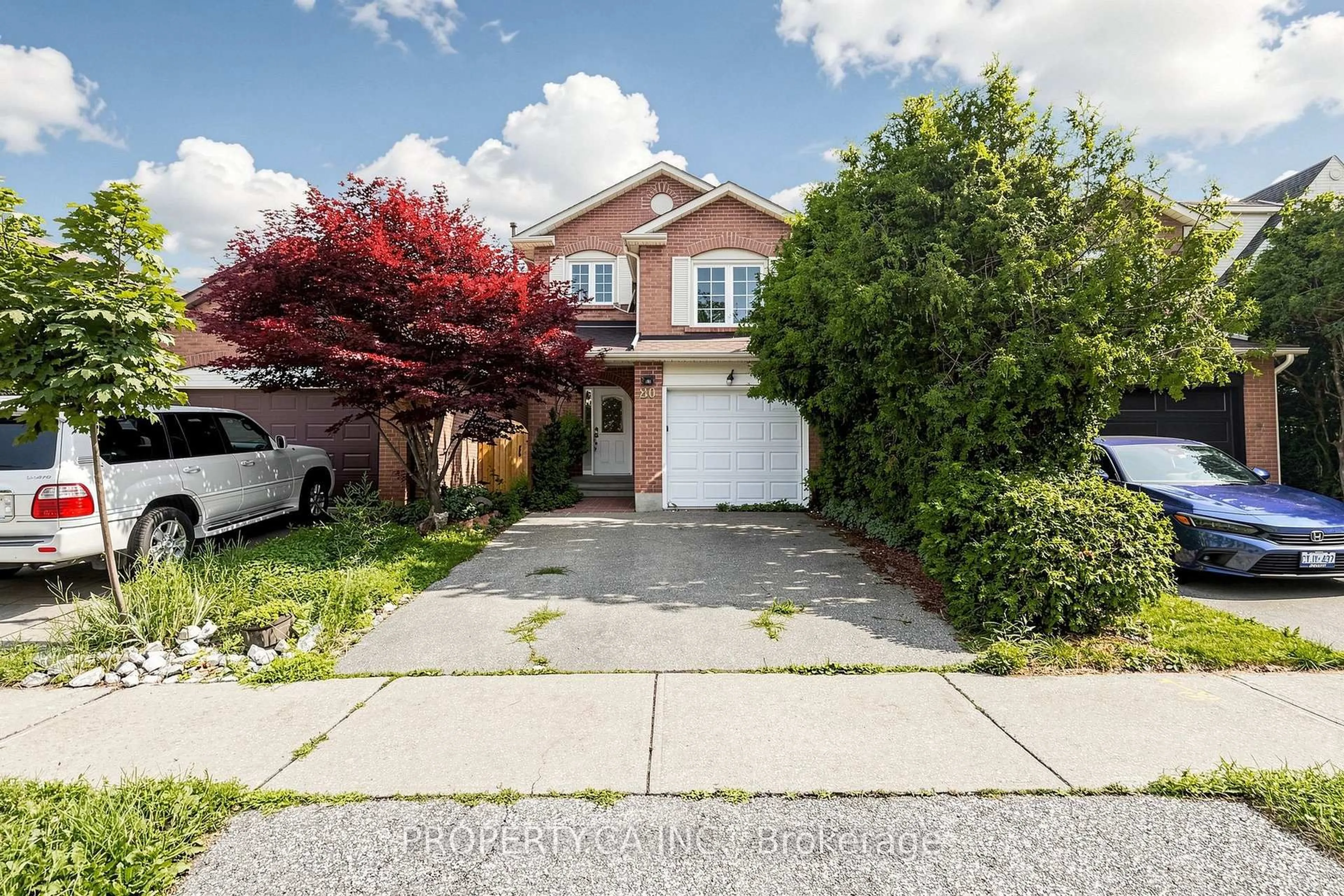 A pic from outside/outdoor area/front of a property/back of a property/a pic from drone, street for 80 Peter Andrew Cres, Vaughan Ontario L4J 2V5