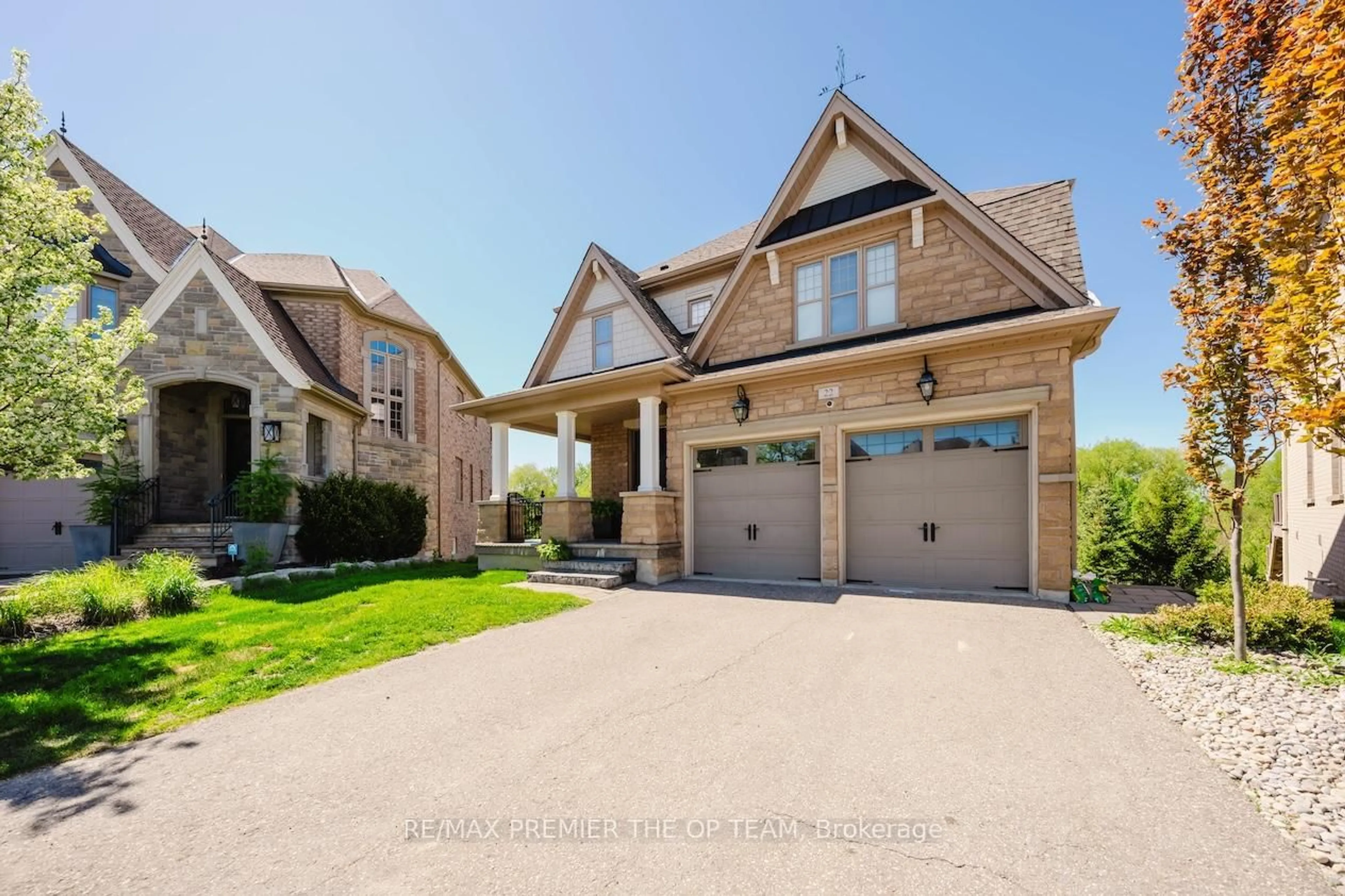 Home with brick exterior material, street for 22 Adelia Pl, King Ontario L7B 0B4