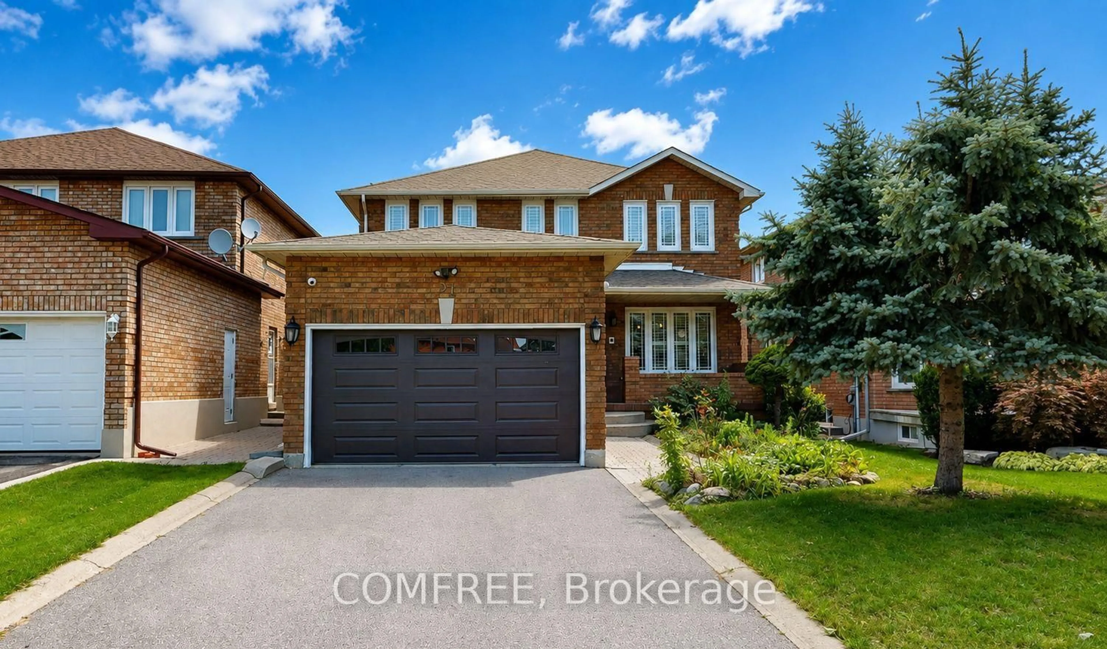 Home with brick exterior material, street for 51 Venetian Cres, Vaughan Ontario L4L 5E6