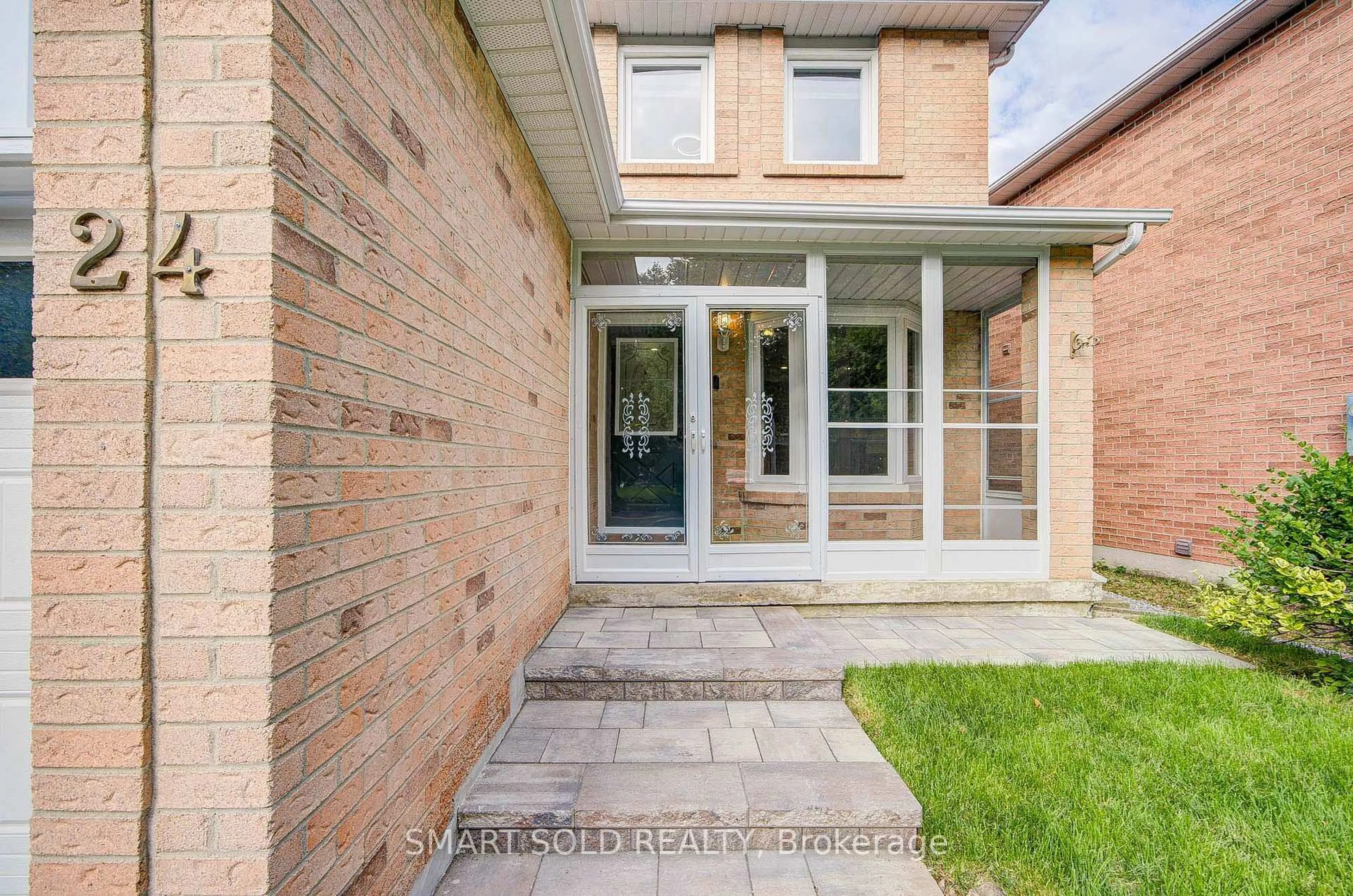 Home with brick exterior material, street for 24 Snider Dr, Markham Ontario L3P 6Y5