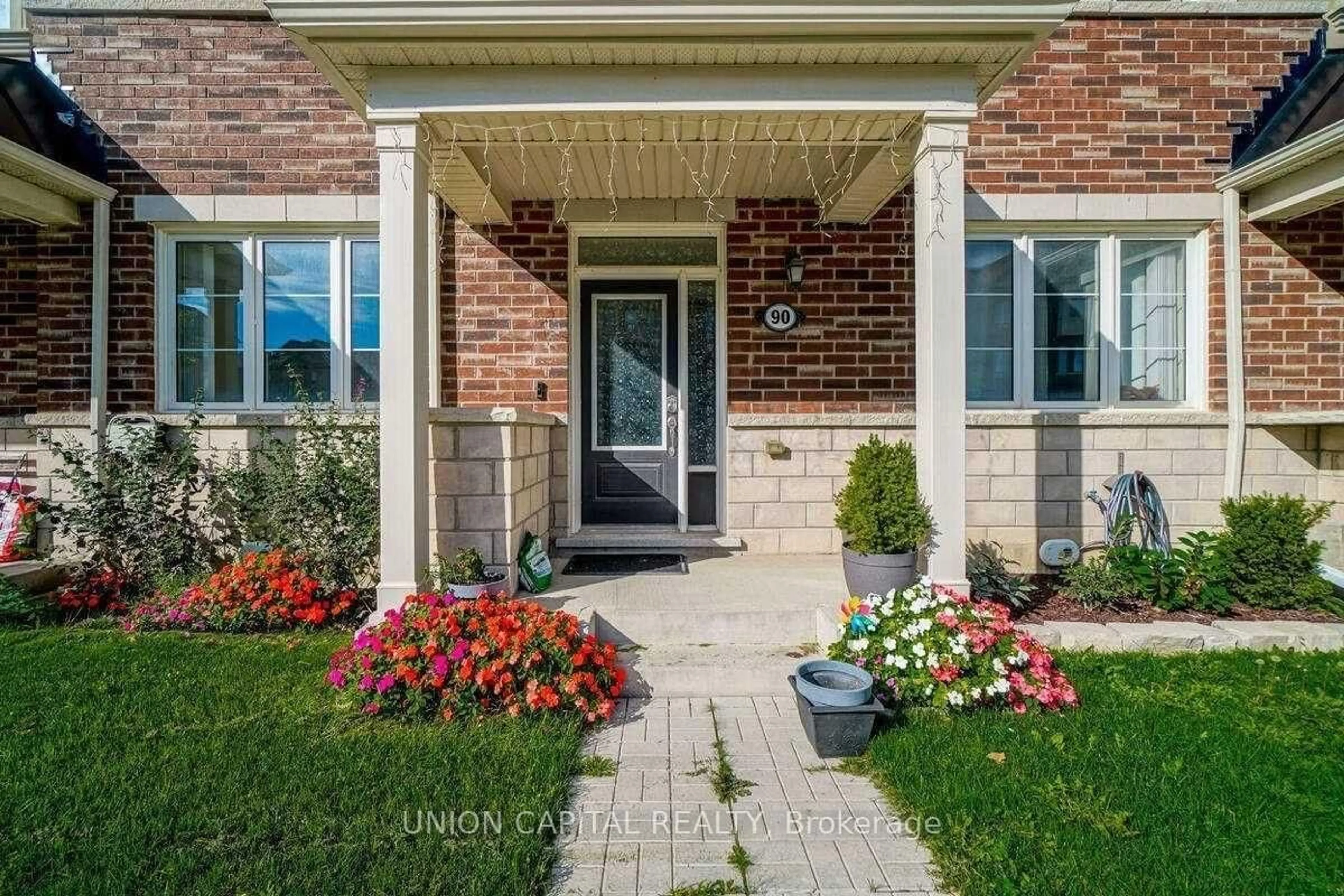 Home with brick exterior material, street for 90 Cornell Centre Blvd, Markham Ontario L6B 1M9