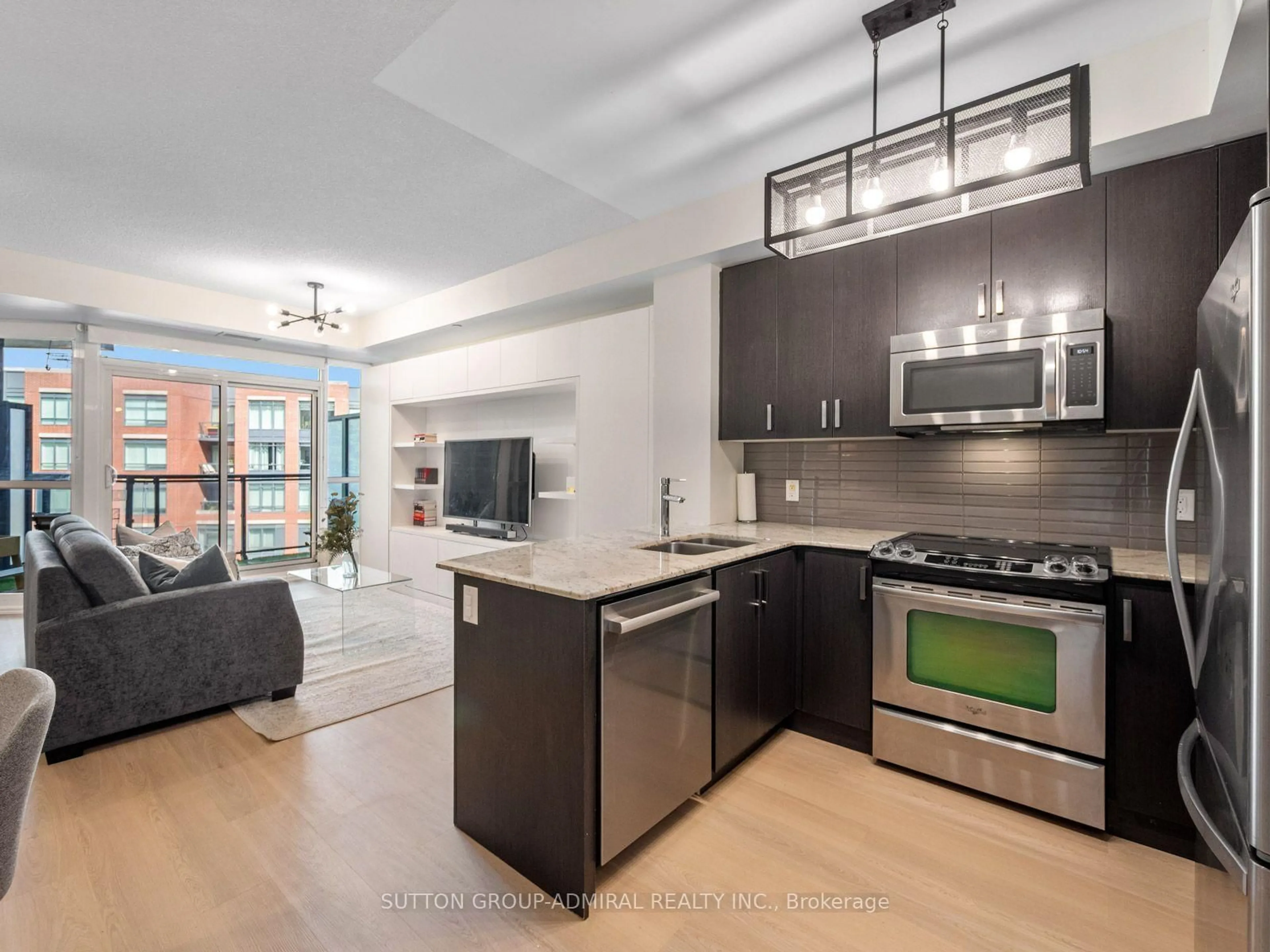 Open concept kitchen, unknown for 7608 Yonge St #405, Vaughan Ontario L4J 0J5