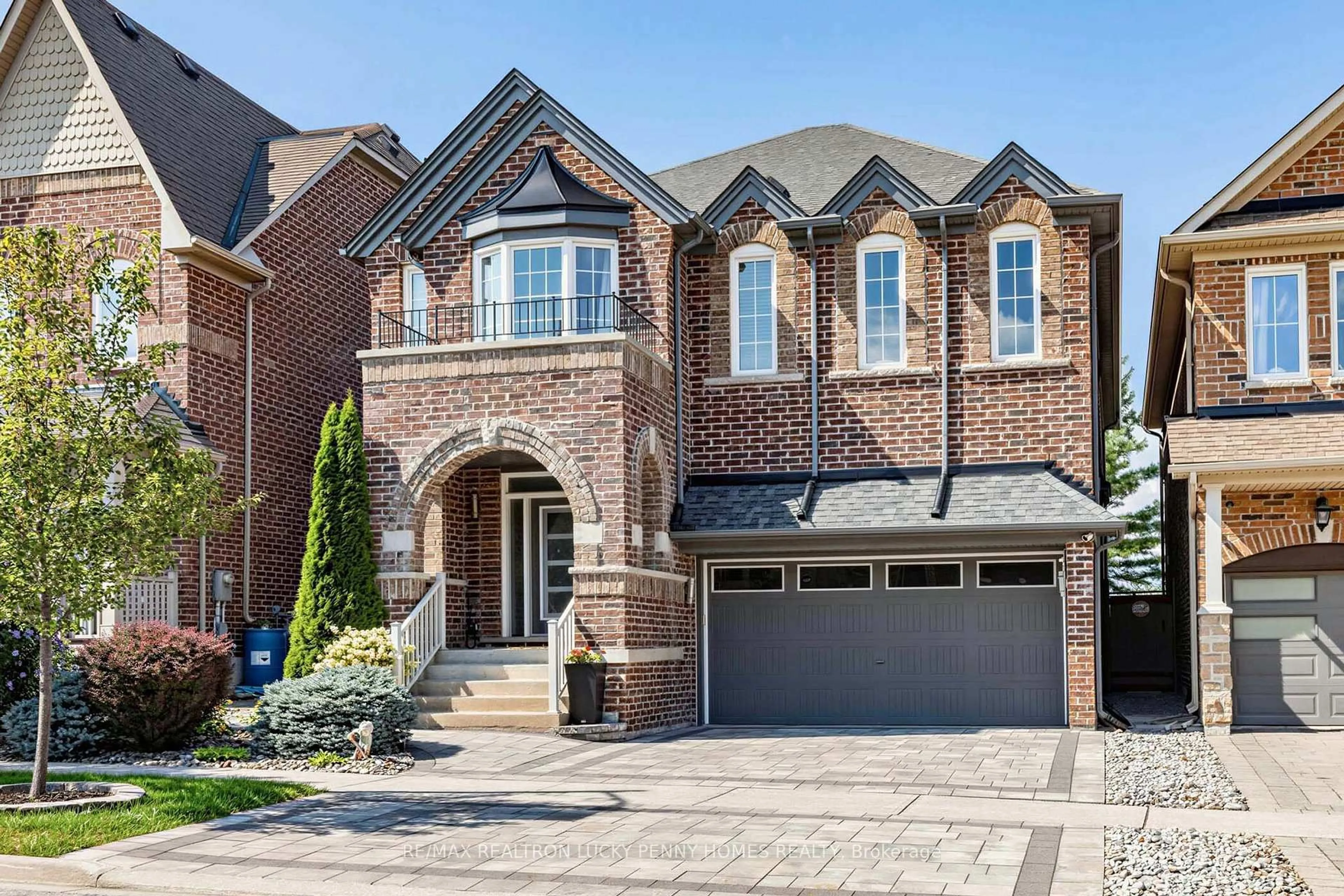 Home with brick exterior material, street for 22 Duke of Cornwall Dr, Markham Ontario L6C 0L3