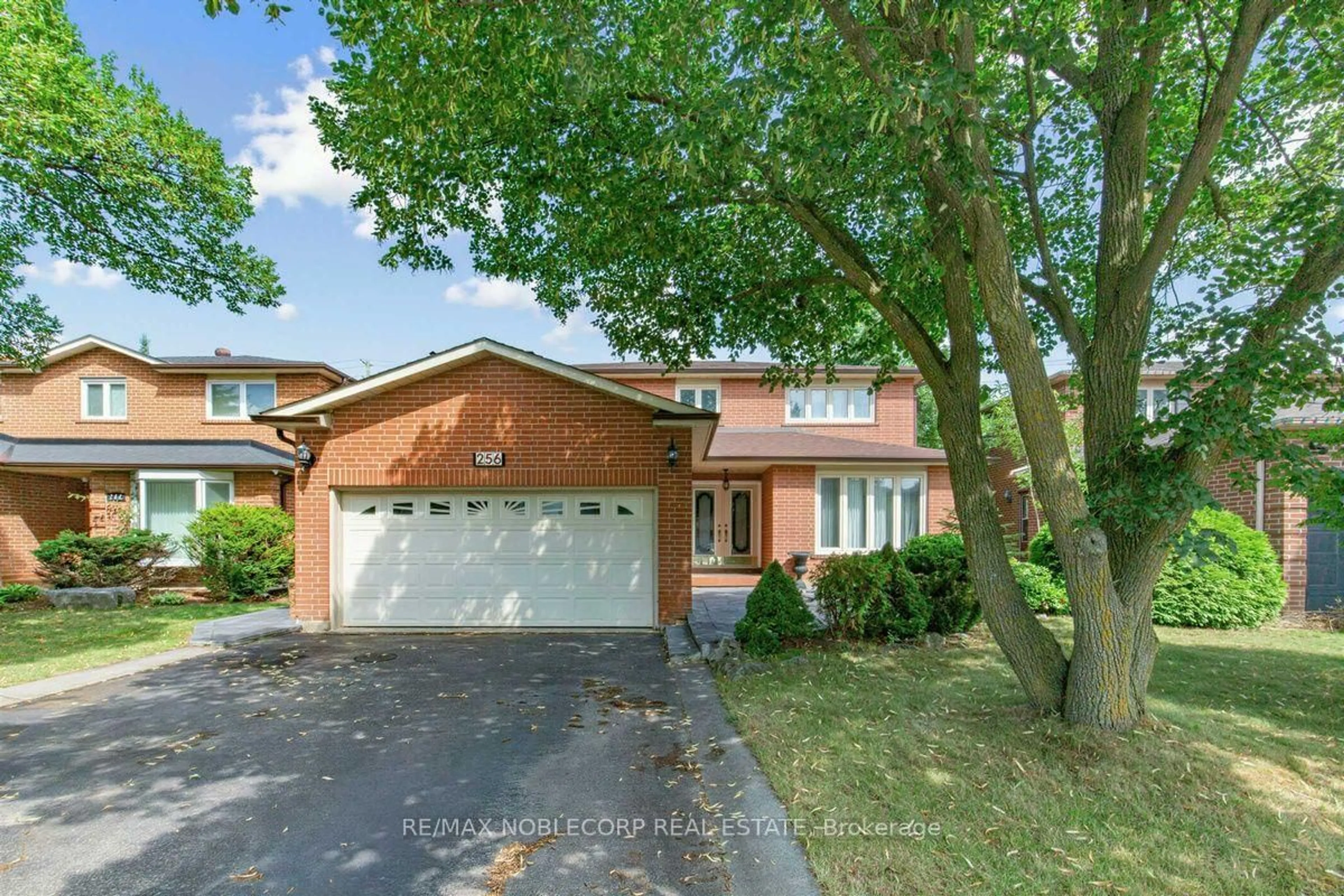 Home with brick exterior material, street for 256 Airdrie Dr, Vaughan Ontario L4L 1C6