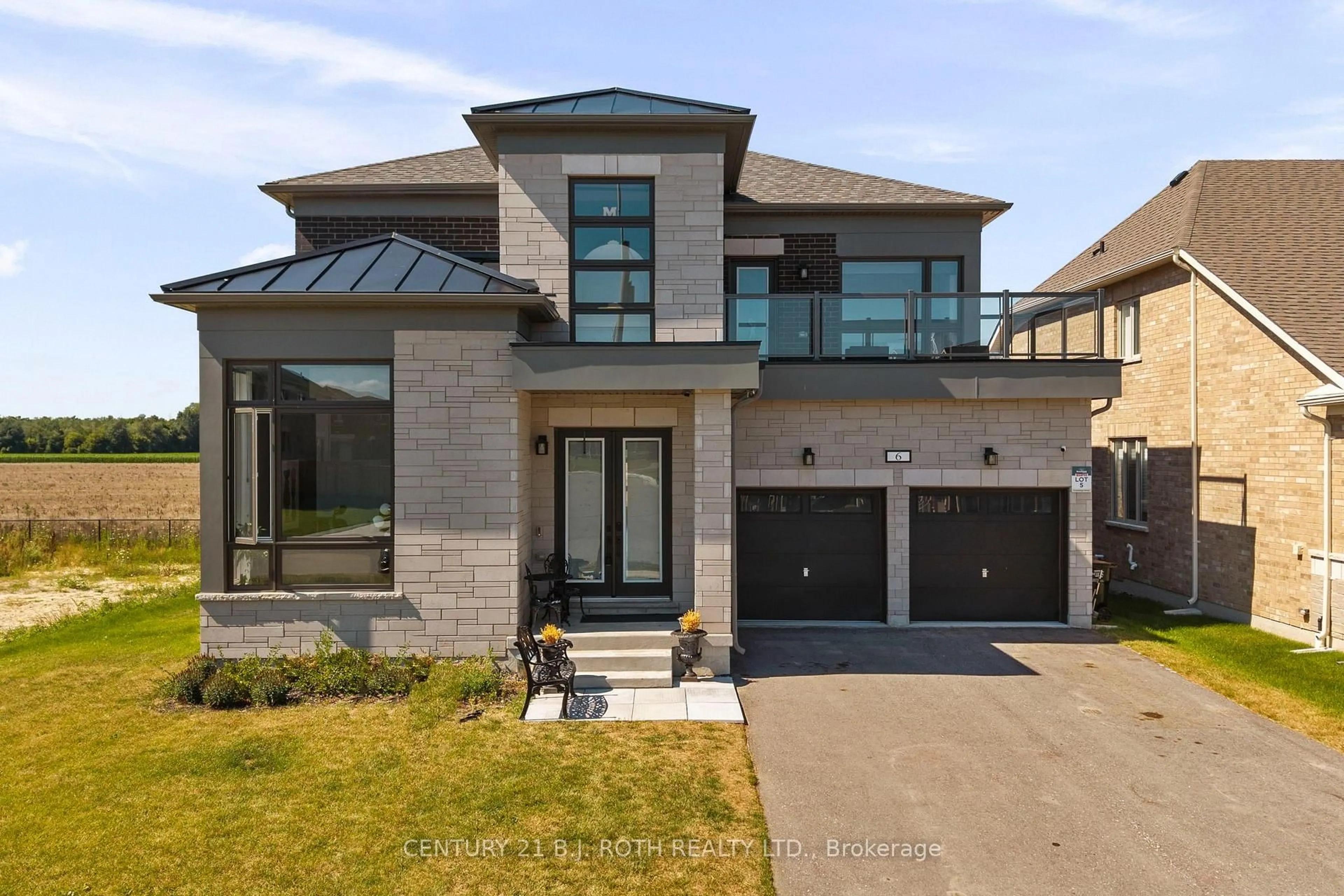 Home with brick exterior material, street for 6 Henderson St, Essa Ontario L3W 0A9
