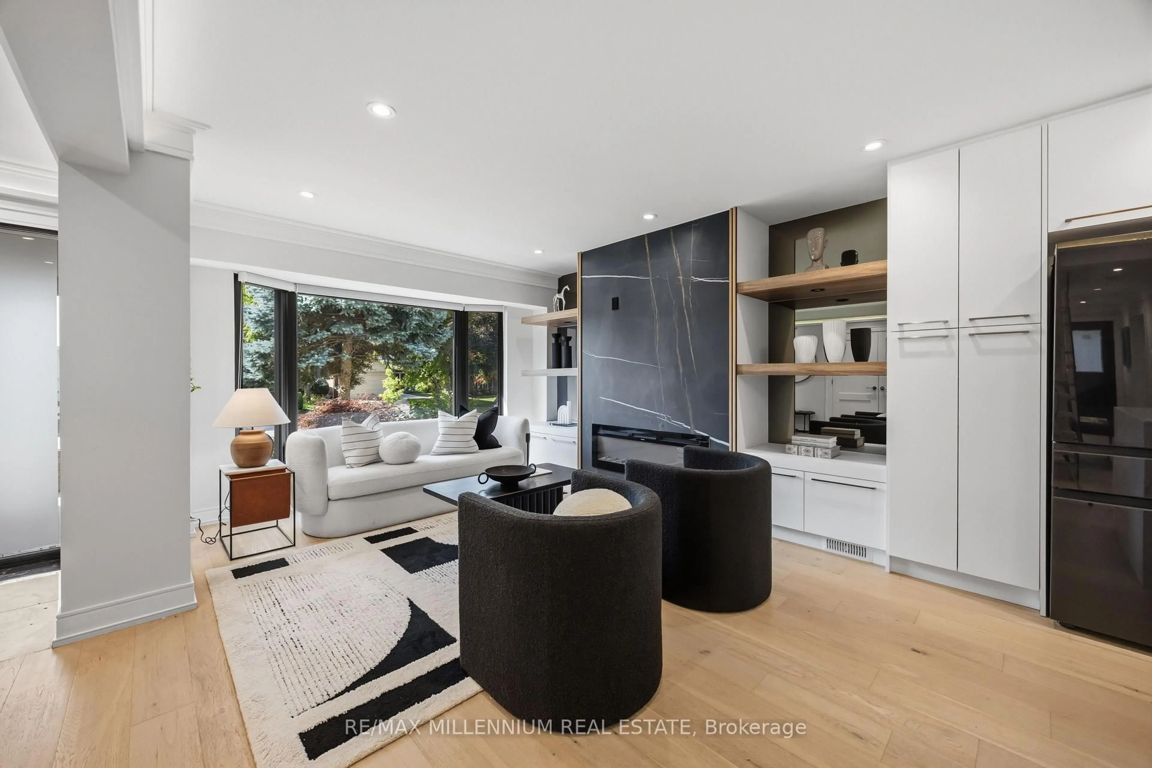 Living room with furniture, unknown for 14 Portree Cres, Markham Ontario L3T 3G2
