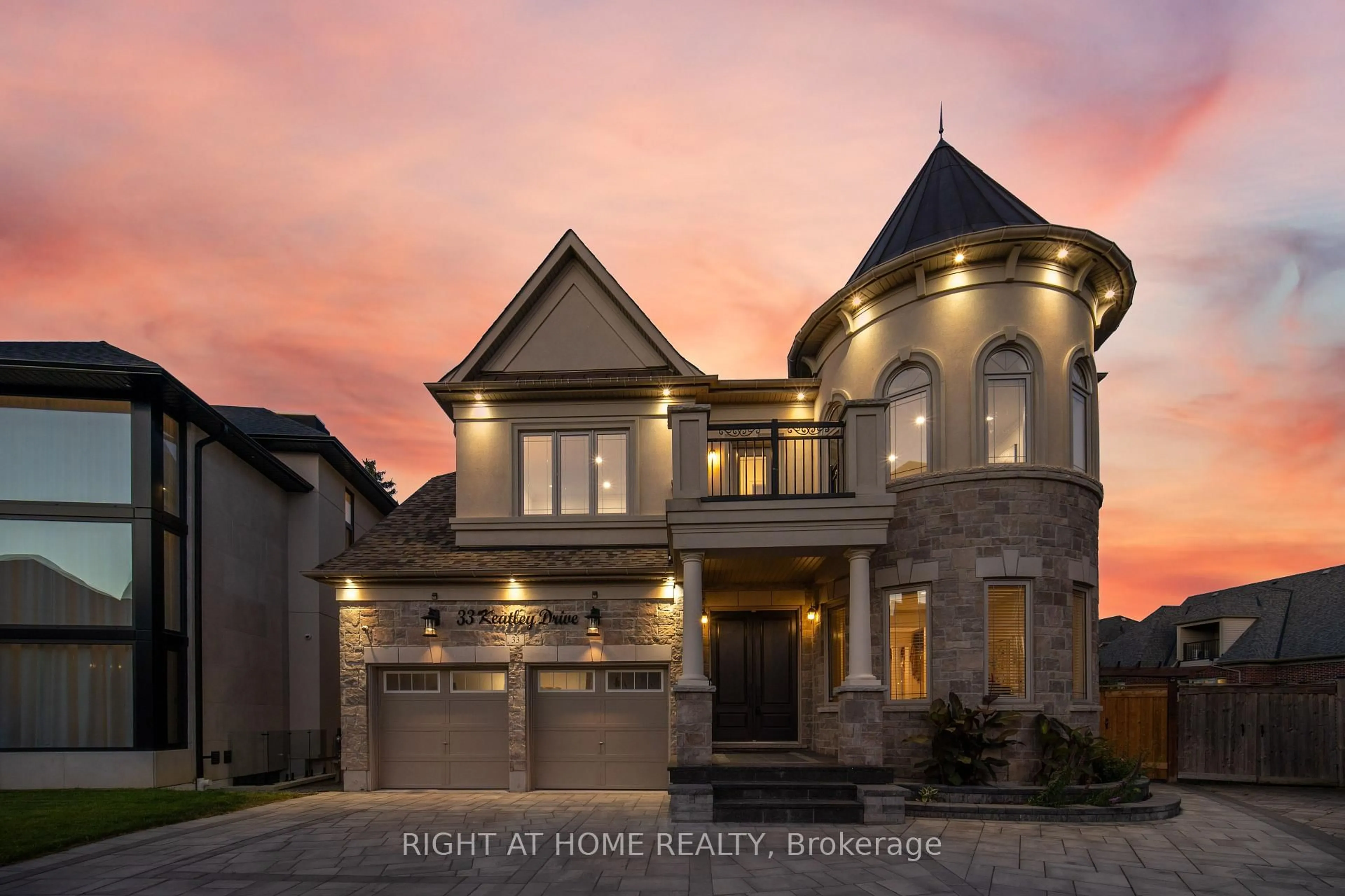 Home with brick exterior material, street for 33 Keatley Dr, Vaughan Ontario L6A 4Y3