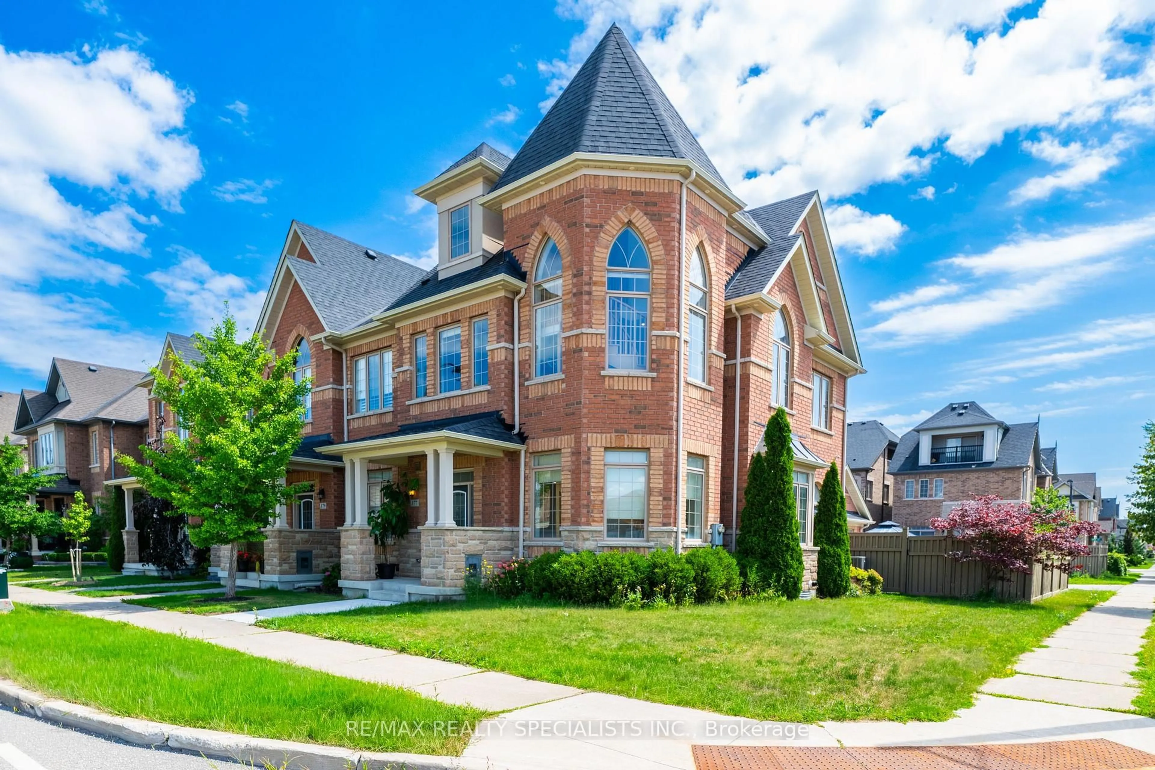 Home with brick exterior material, street for 177 East's Corners Blvd, Vaughan Ontario L4H 3Z9