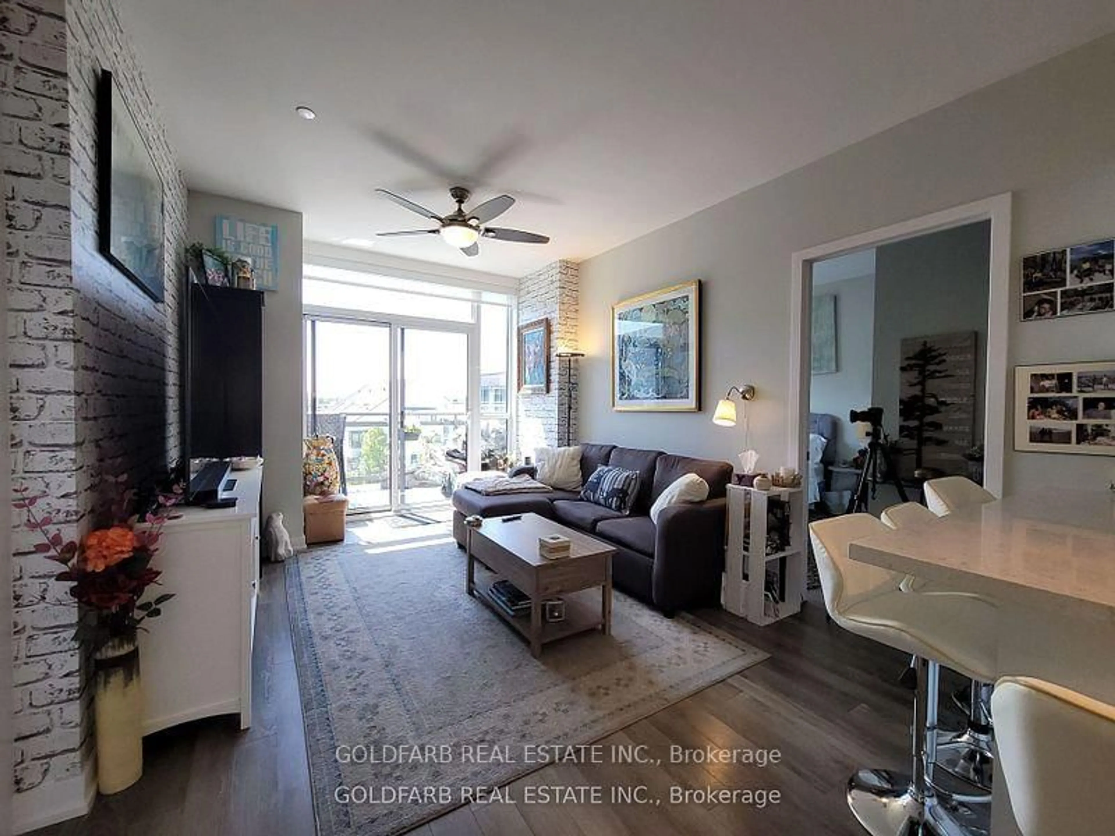 Living room with furniture, unknown for 271 Sea Ray Ave #B401, Innisfil Ontario L9S 0J4