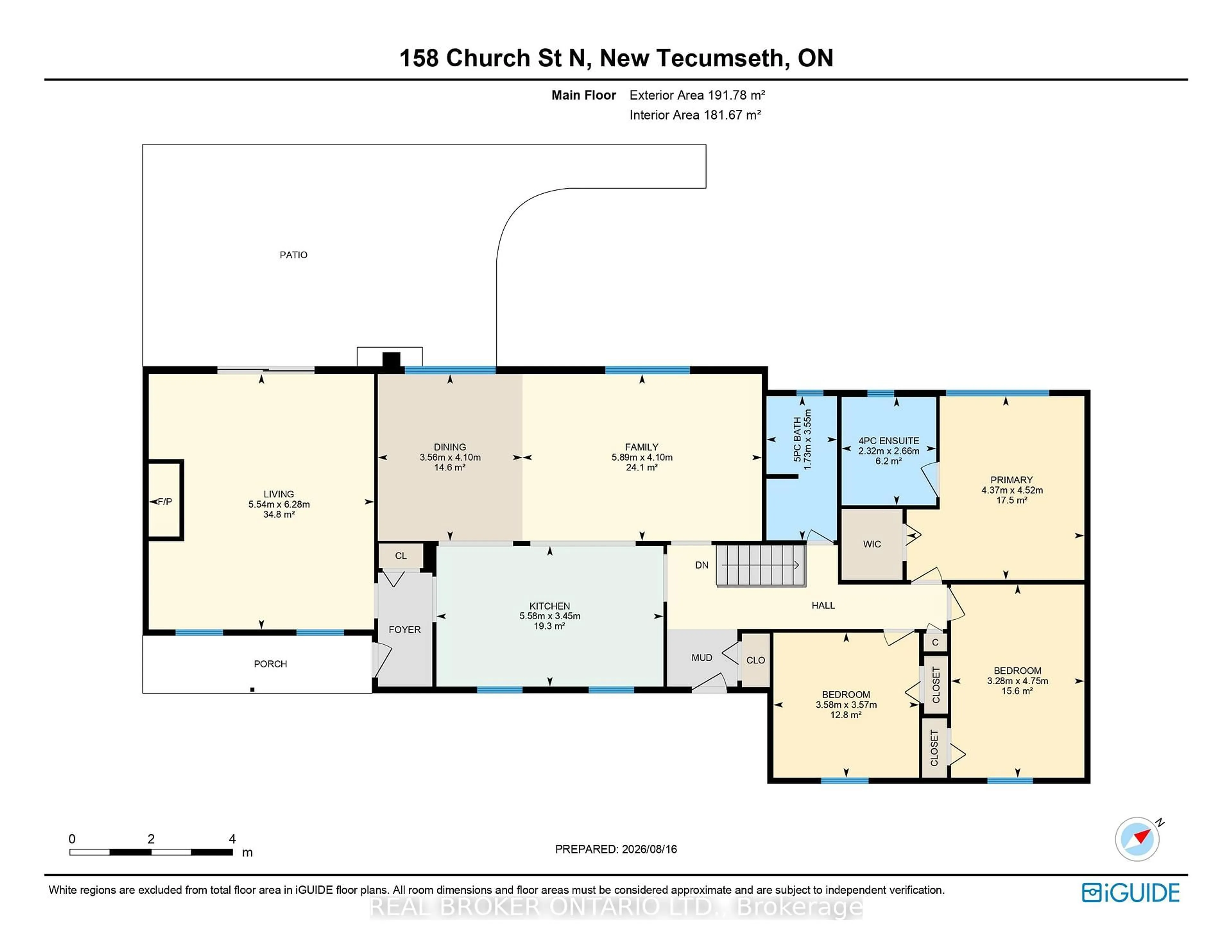 Floor plan for 158 Church St, New Tecumseth Ontario L9R 1M5