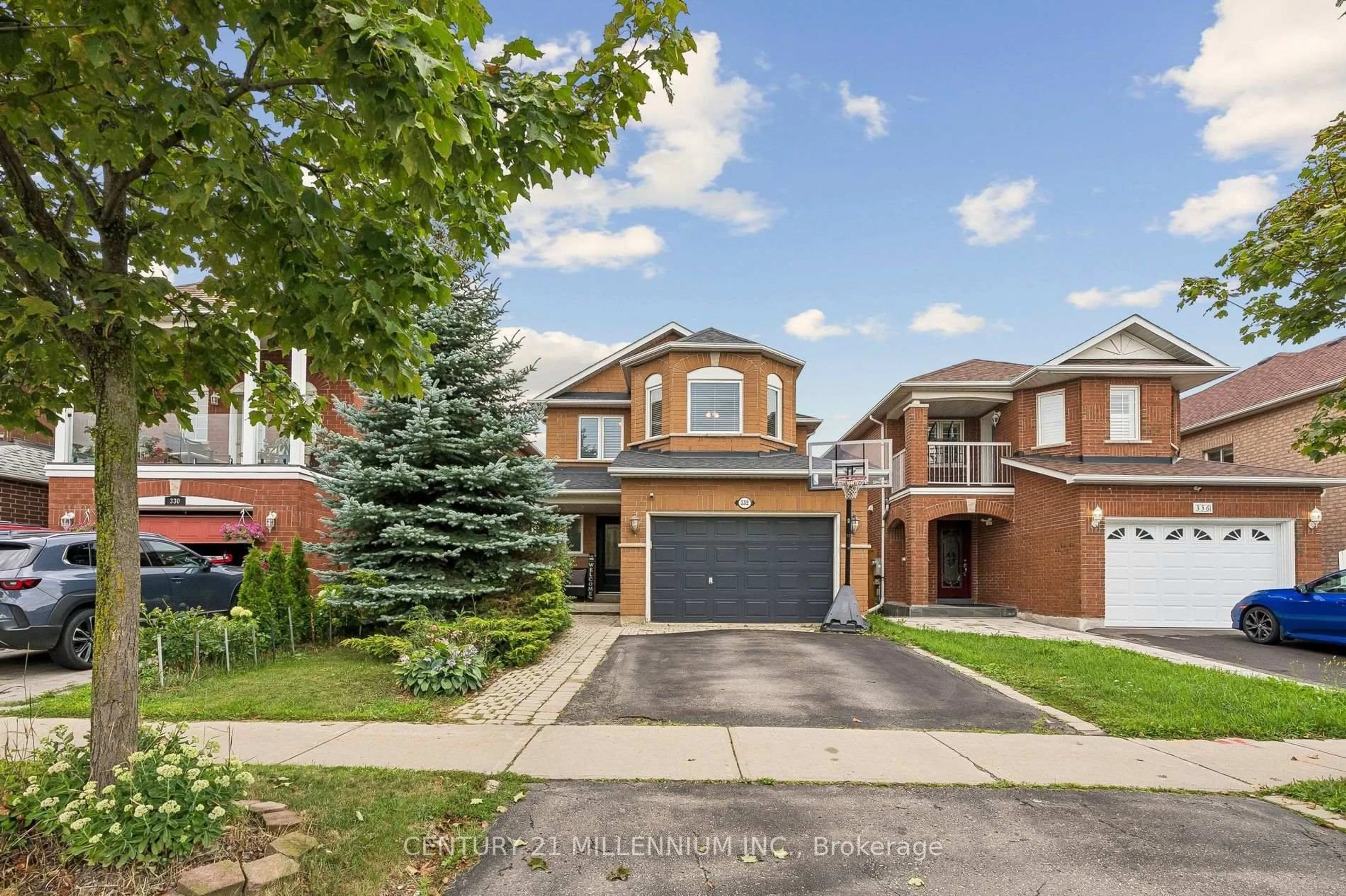Home with brick exterior material, street for 332 St Joan Of Arc Ave, Vaughan Ontario L6A 3N1