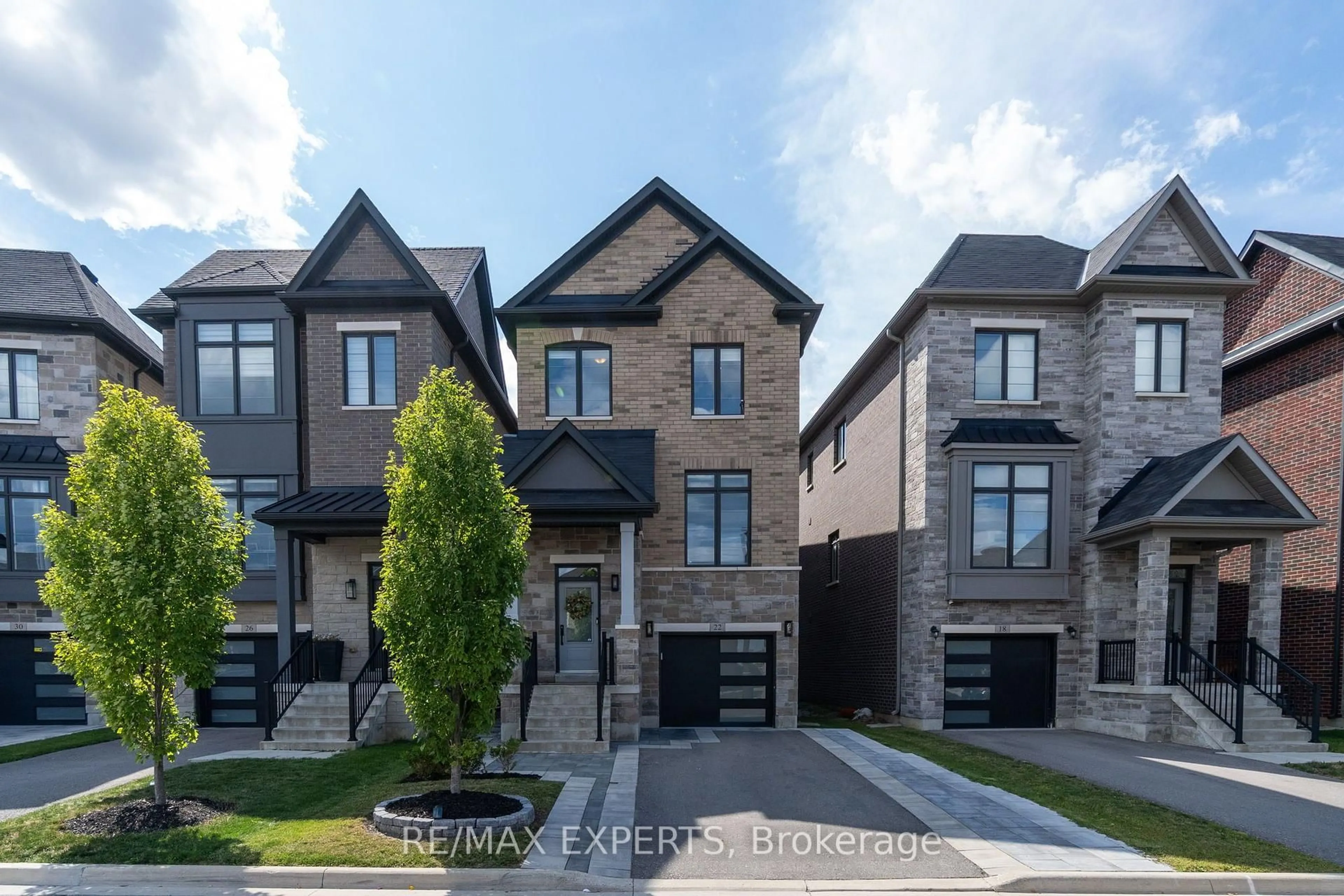 Home with brick exterior material, street for 22 Velia Crt, Vaughan Ontario L4H 4S5