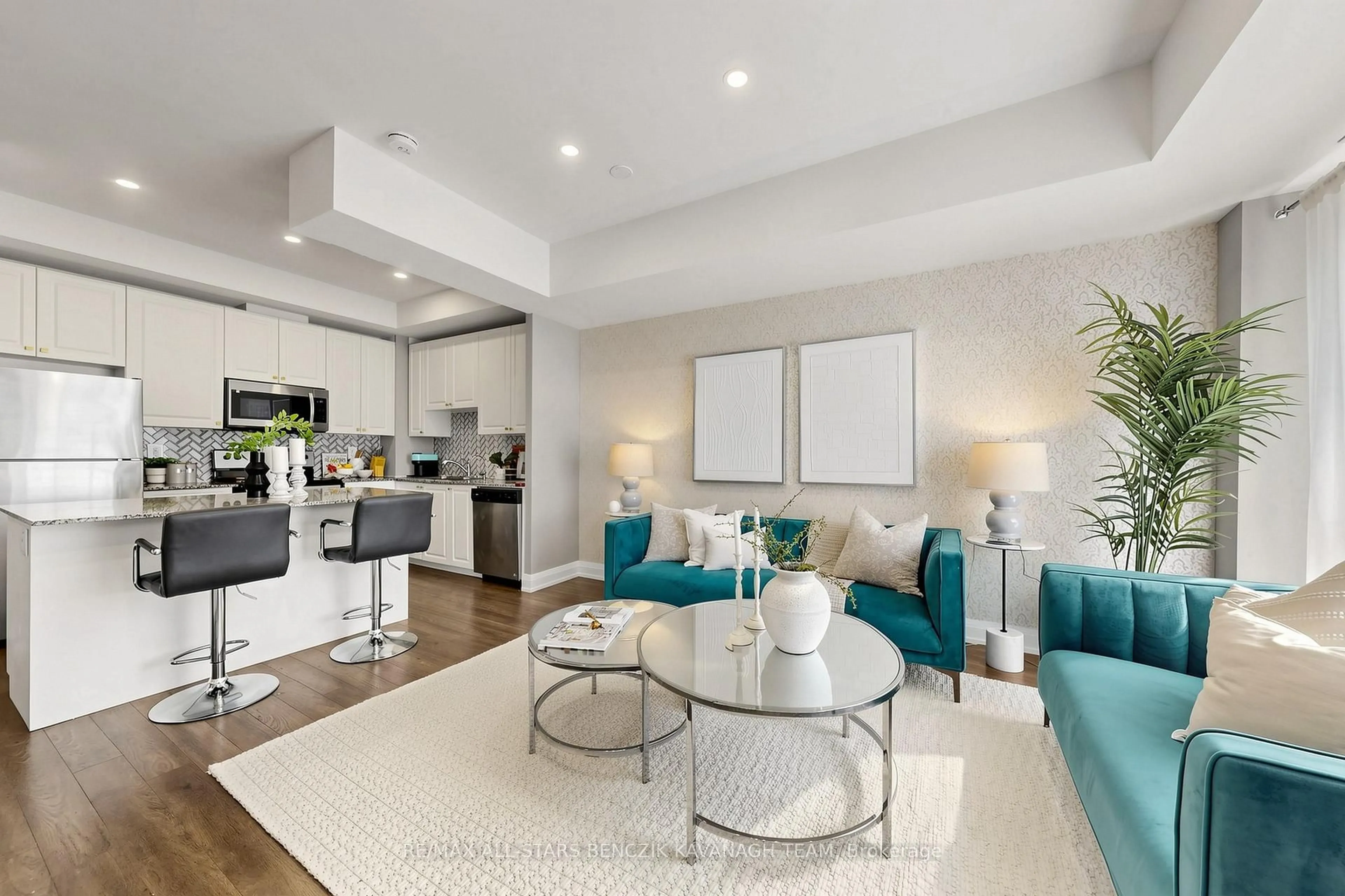 Living room with furniture, unknown for 5309 Highway 7 #1103, Vaughan Ontario L4L 0J1
