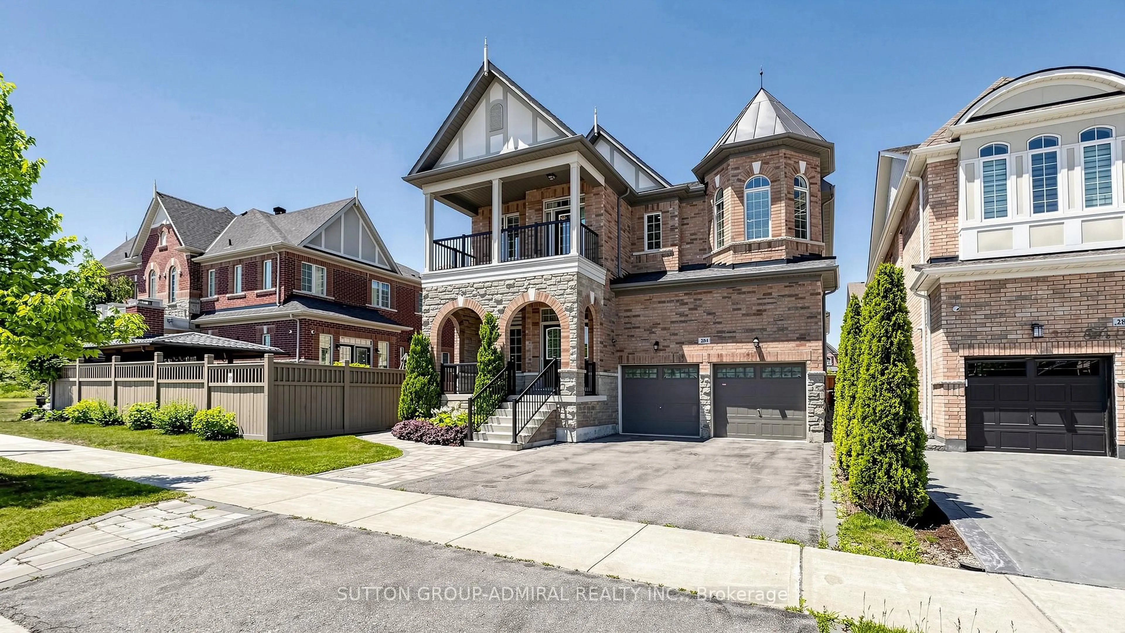 Home with brick exterior material, street for 284 East's Corners Blvd, Vaughan Ontario L4H 4L8
