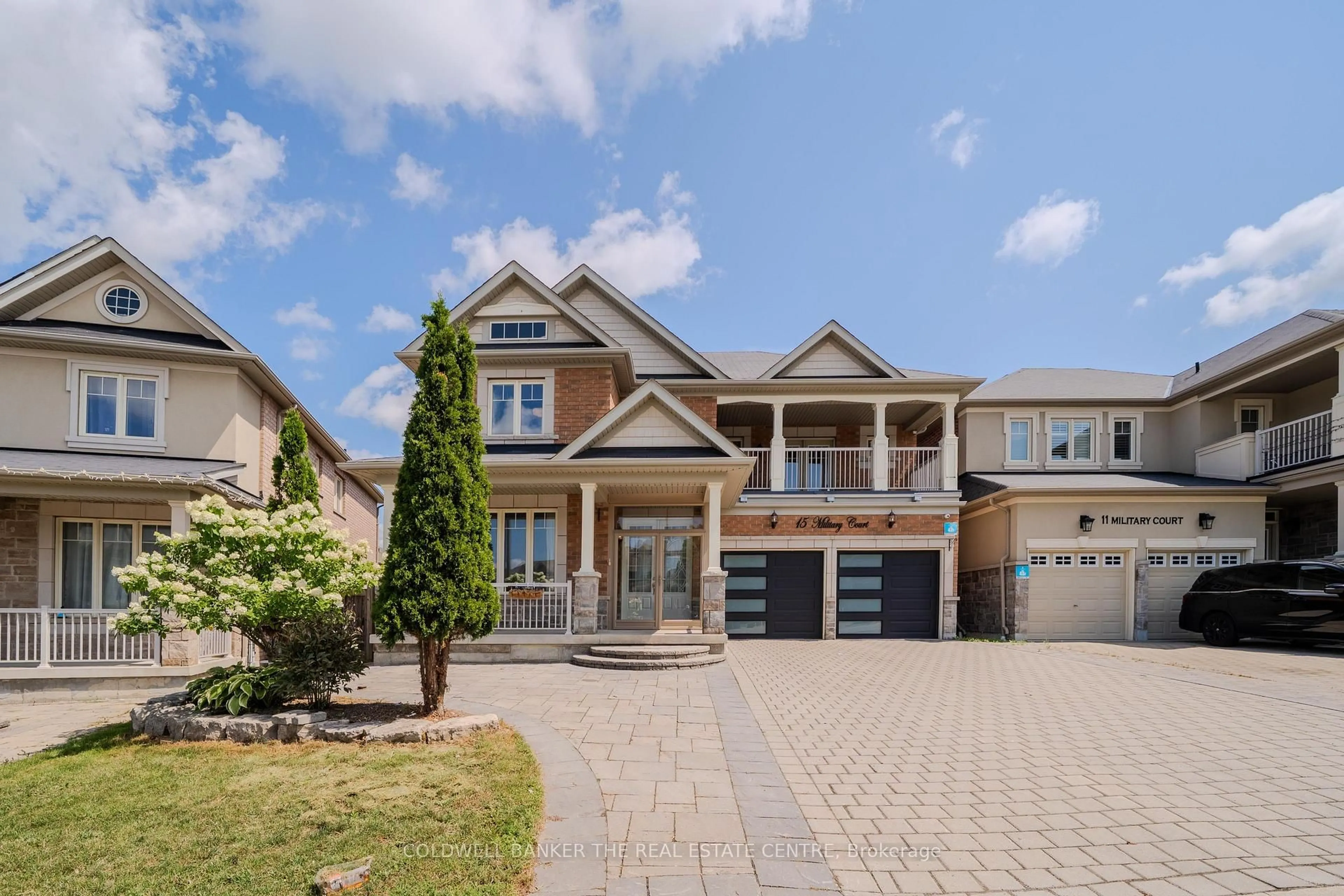 Home with brick exterior material, street for 15 Military Crt, Richmond Hill Ontario L4E 0M3