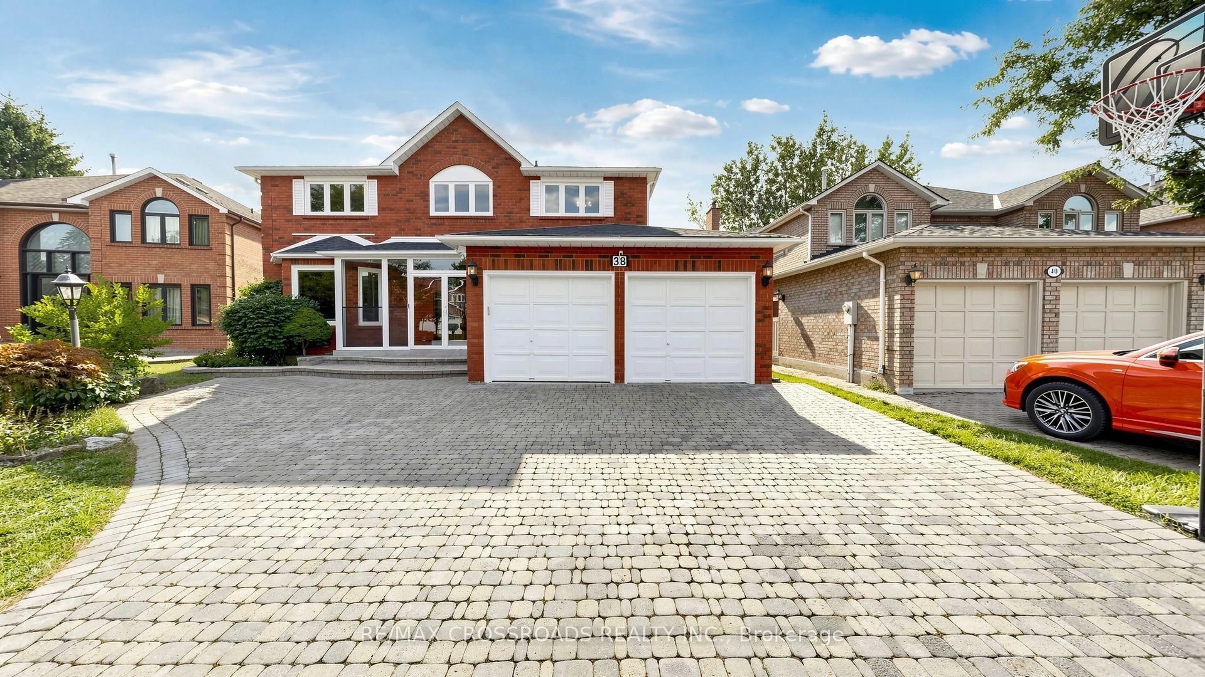 Home with brick exterior material, street for 38 Morrison Cres, Markham Ontario L3R 9L6
