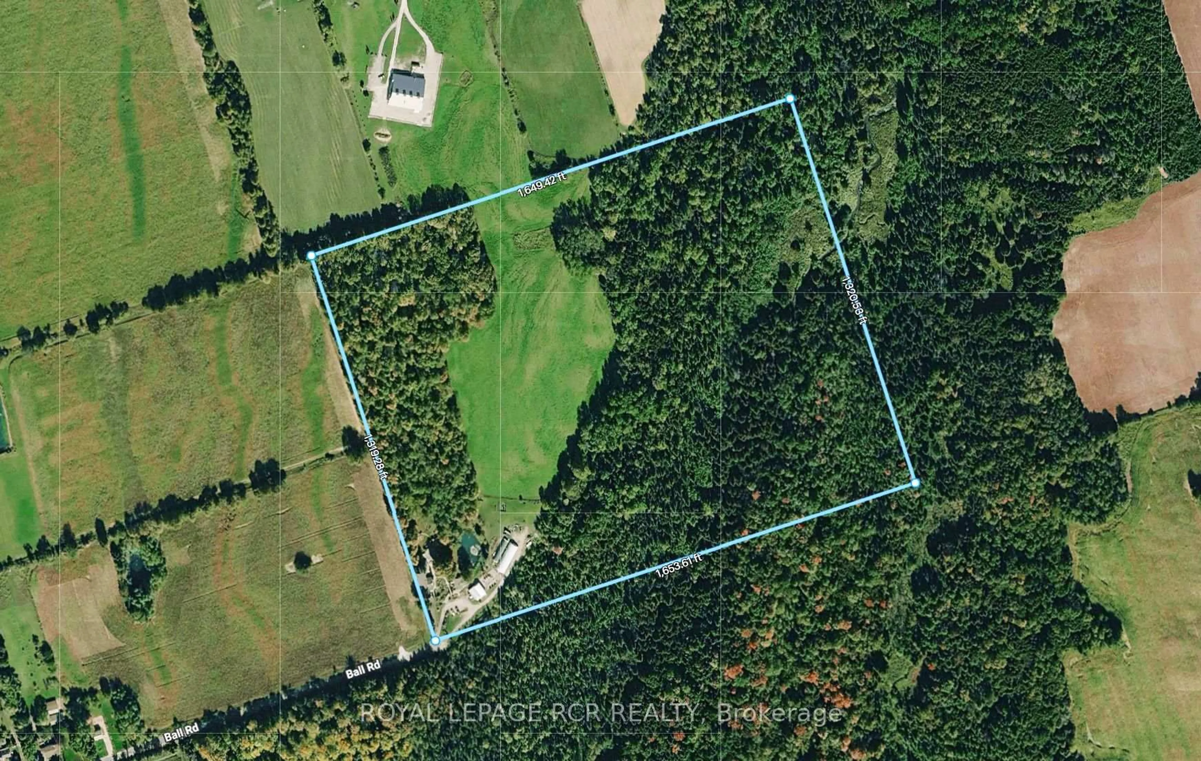 A pic from outside/outdoor area/front of a property/back of a property/a pic from drone, forest/trees view for 752 Ball Rd, Uxbridge Ontario L9P 1R2
