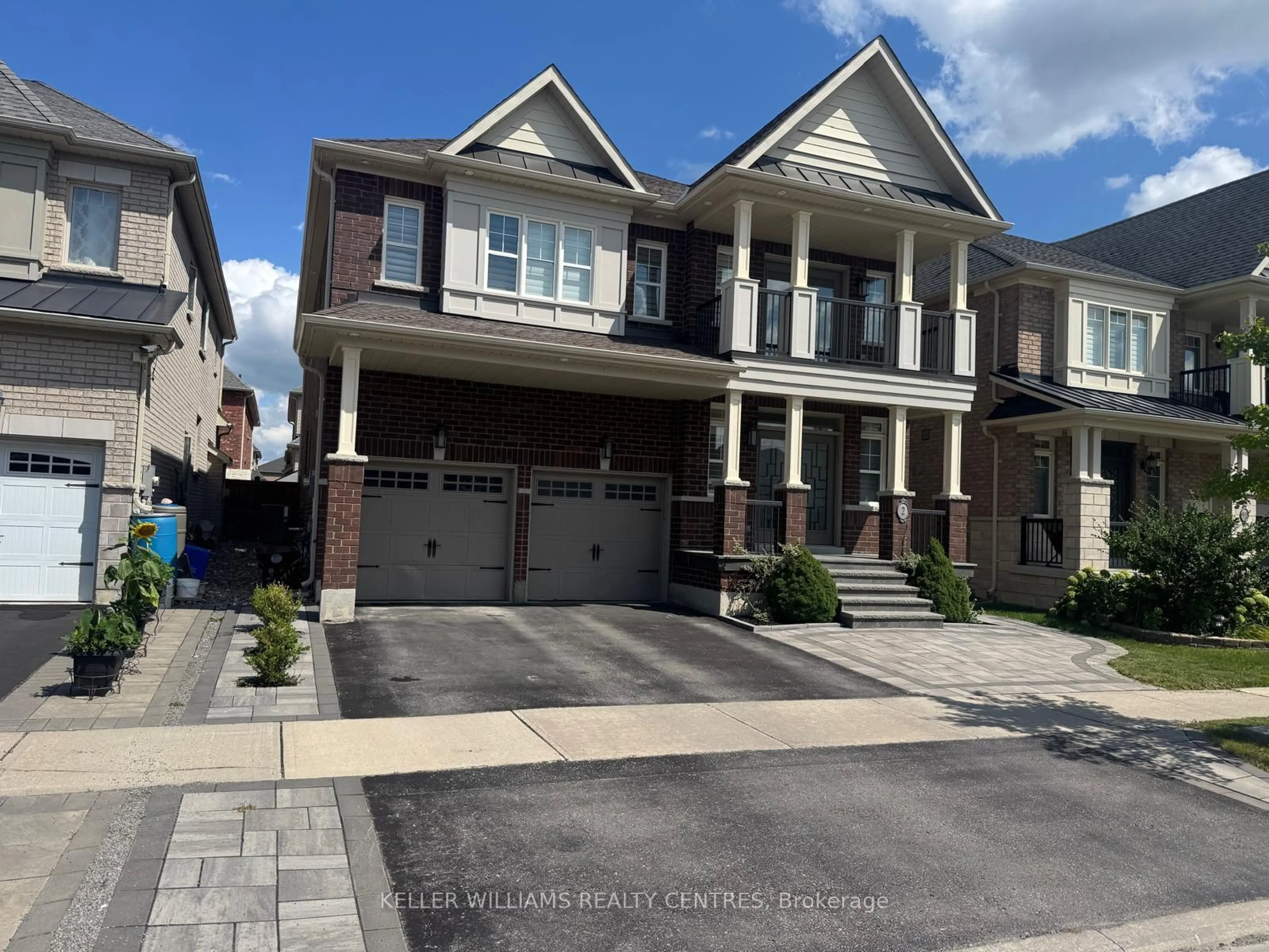 Home with brick exterior material, street for 2 Creekland Ave, Whitchurch-Stouffville Ontario L4A 1T8