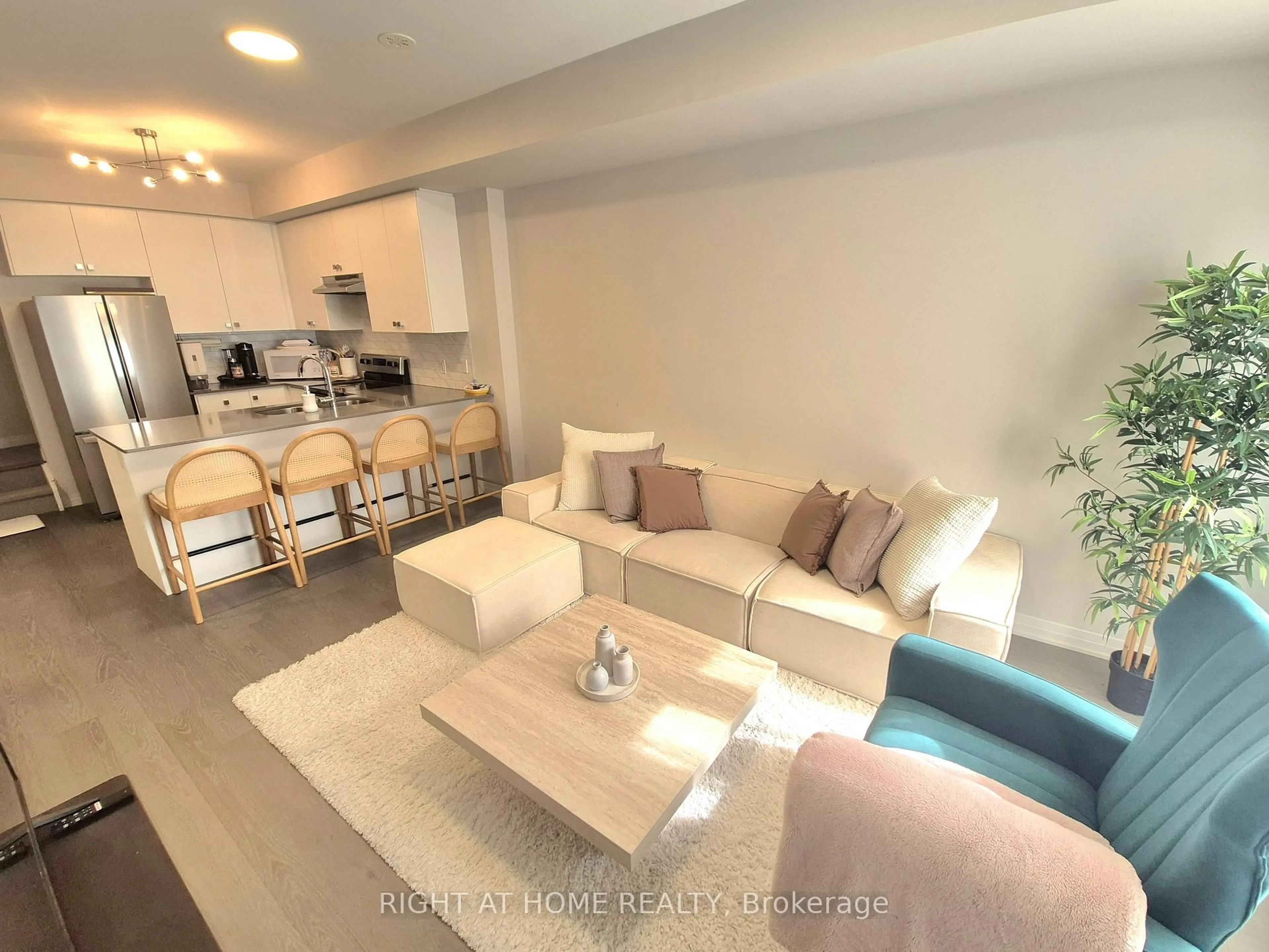 Living room with furniture, unknown for 70 Baynes Way #12, Bradford West Gwillimbury Ontario L3Z 4M3