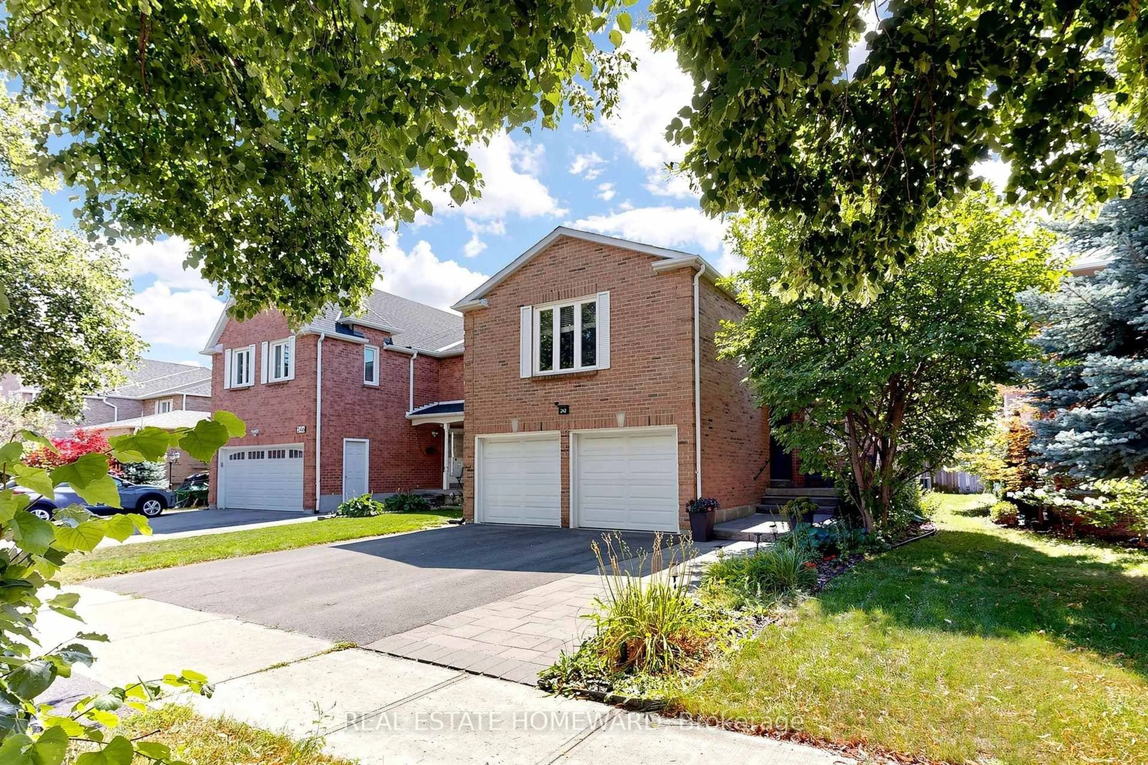 Home with brick exterior material, street for 242 Badessa Circ, Vaughan Ontario L4J 6C7