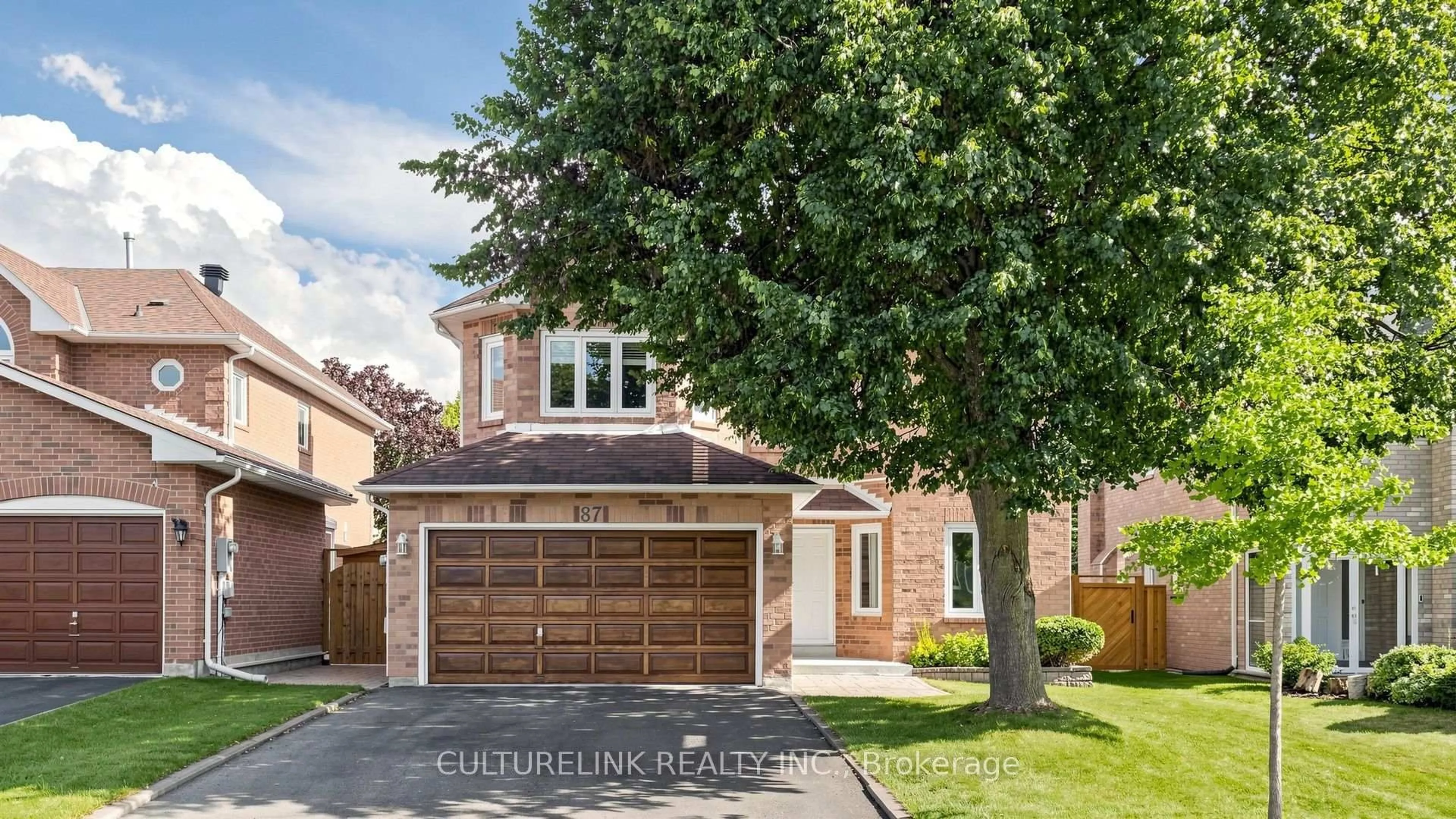 Home with brick exterior material, street for 87 Morrison Cres, Markham Ontario L3R 9K9